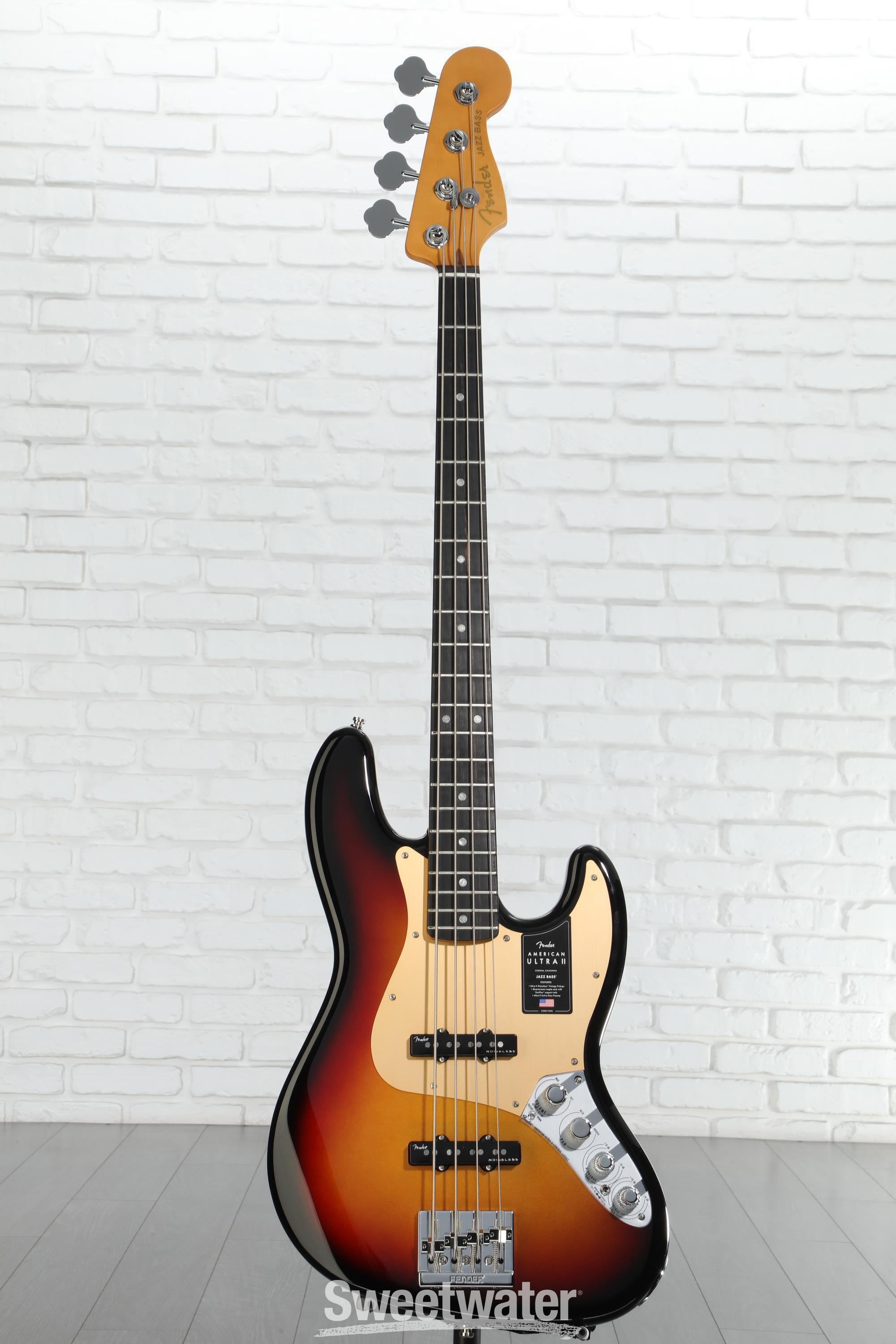 ベース Fender USA American Ultra II Jazz Bass Fender American Ultra II Jazz V Electric Bass, 5-String, Maple
