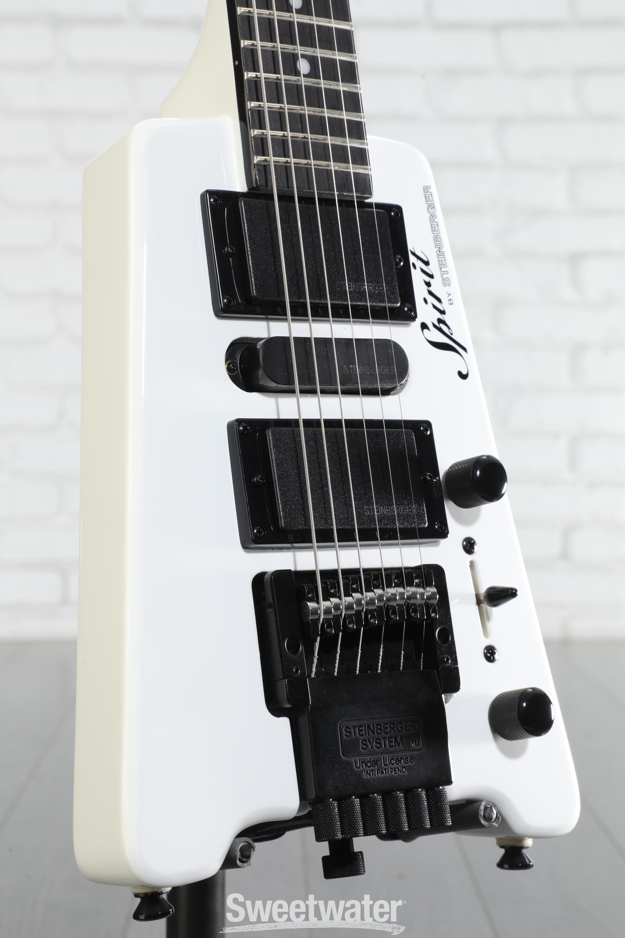 ギター STEINBERGER Spirit GT-Pro Deluxe White Steinberger Spirit GT-PRO Deluxe Electric Guitar White
