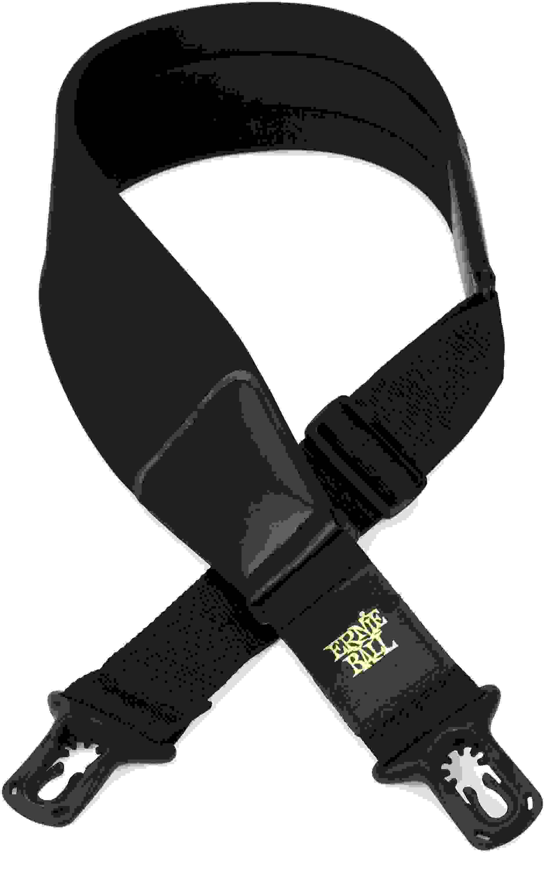 Ernie Ball Polylock Guitar Strap 3" Wide Sweetwater