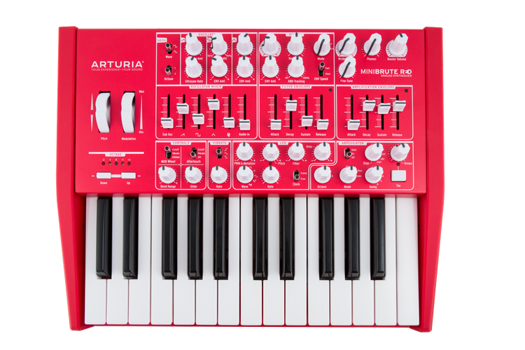 Arturia MiniBrute Red Limited Edition Analog Synthesizer | Sweetwater