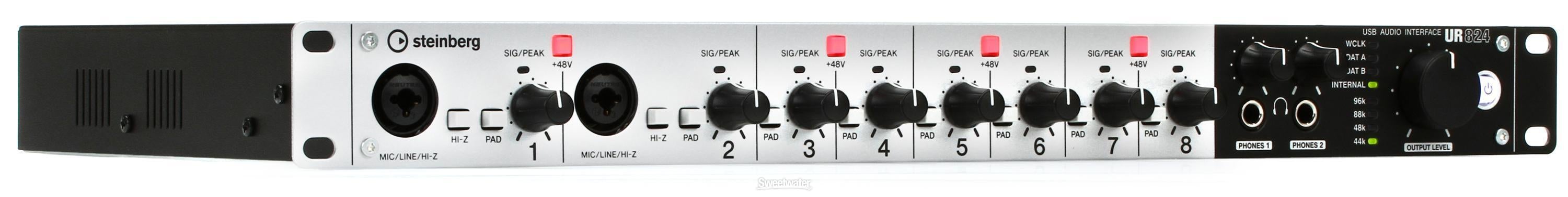 Steinberg UR824 USB Audio Interface | Sweetwater Steinberg UR824 USB Audio Interface | Sweetwater