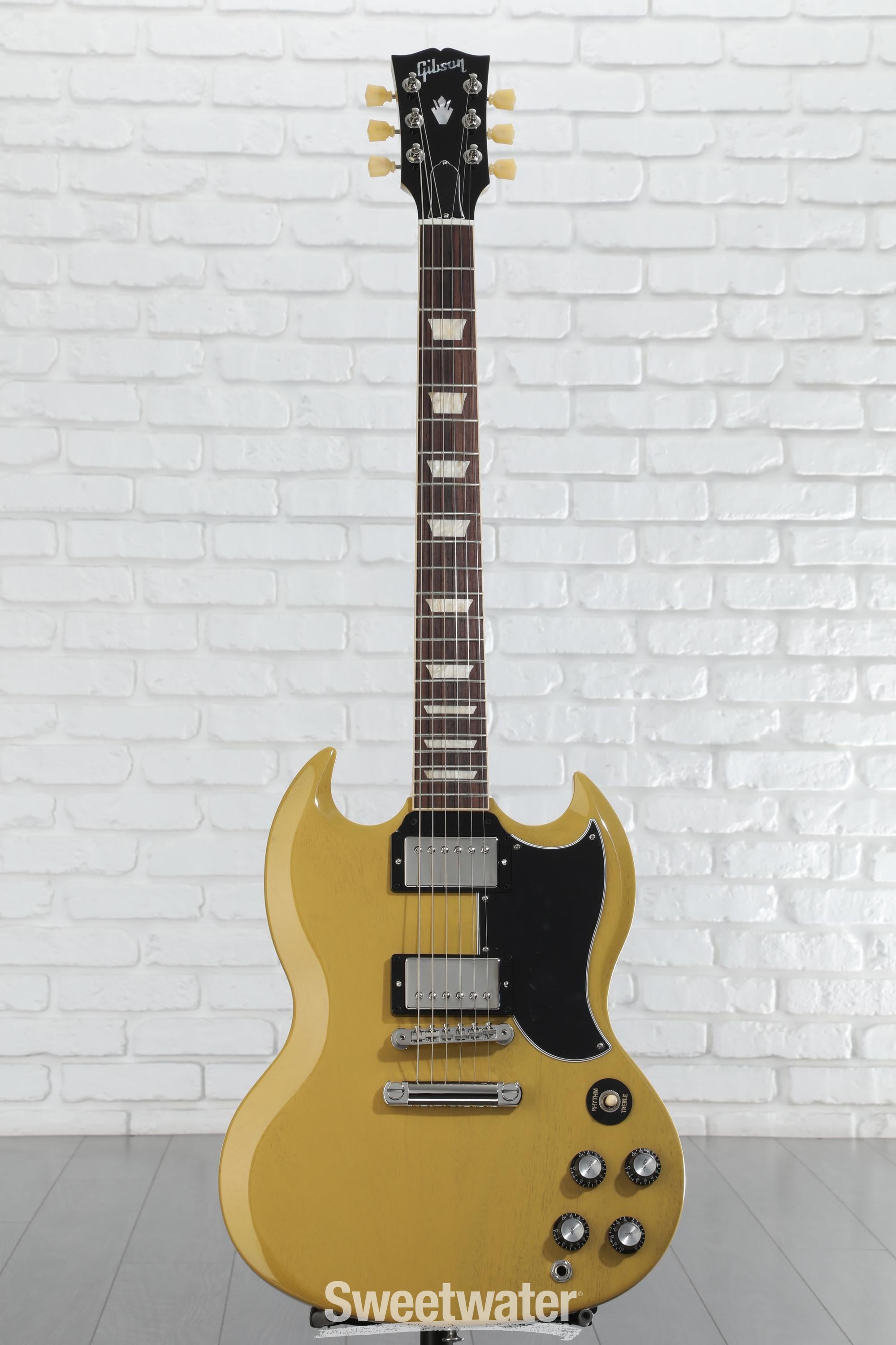 Gibson ギブソン SG Standard 61 TV Yellow Gibson SG Standard '61 Electric Guitar TV Yellow | Guitar Center