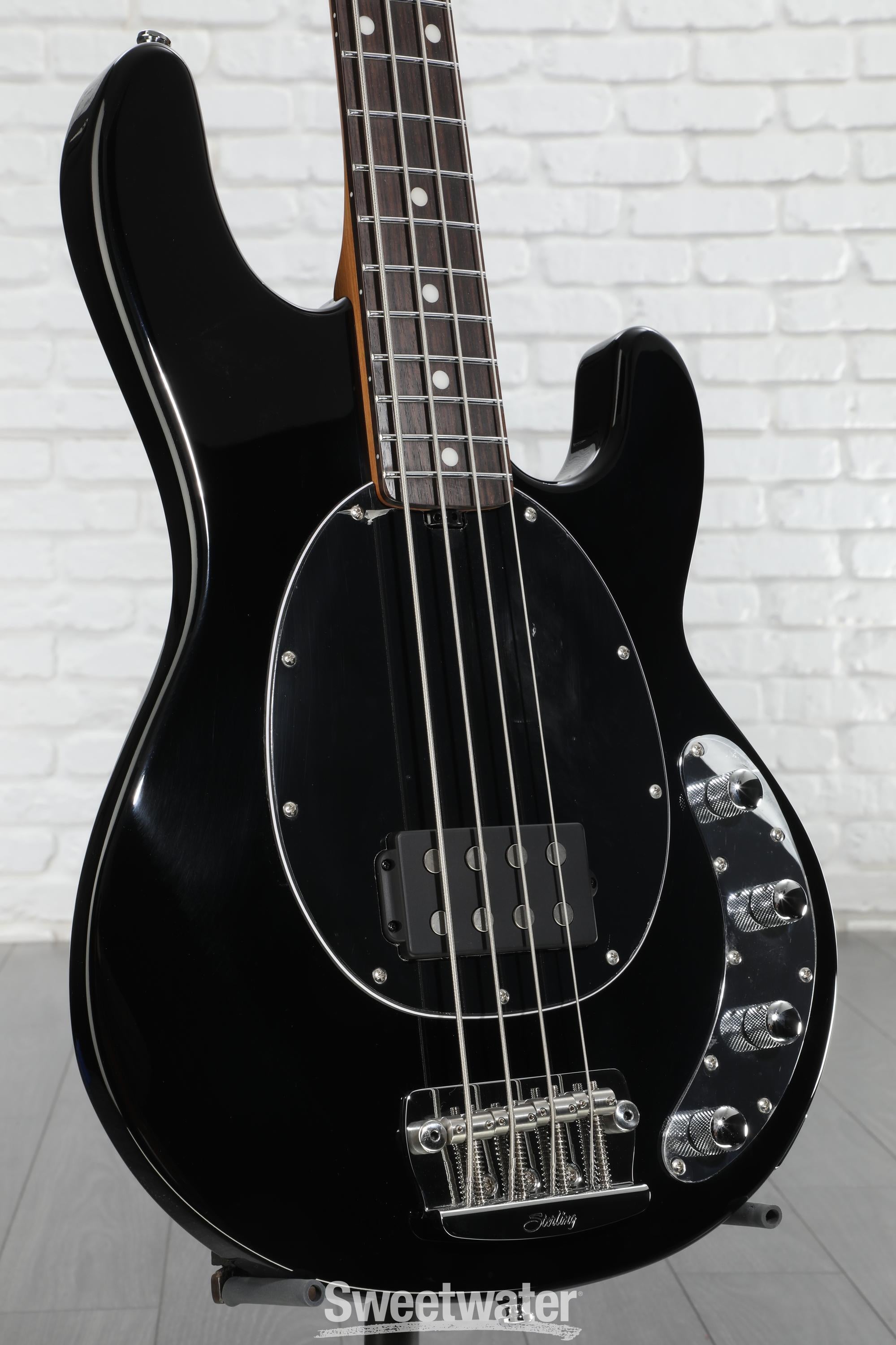 【9238】STERLING by MUSIC MAN RAY34 BK Sterling By Music Man StingRay RAY34 Bass Guitar - Black