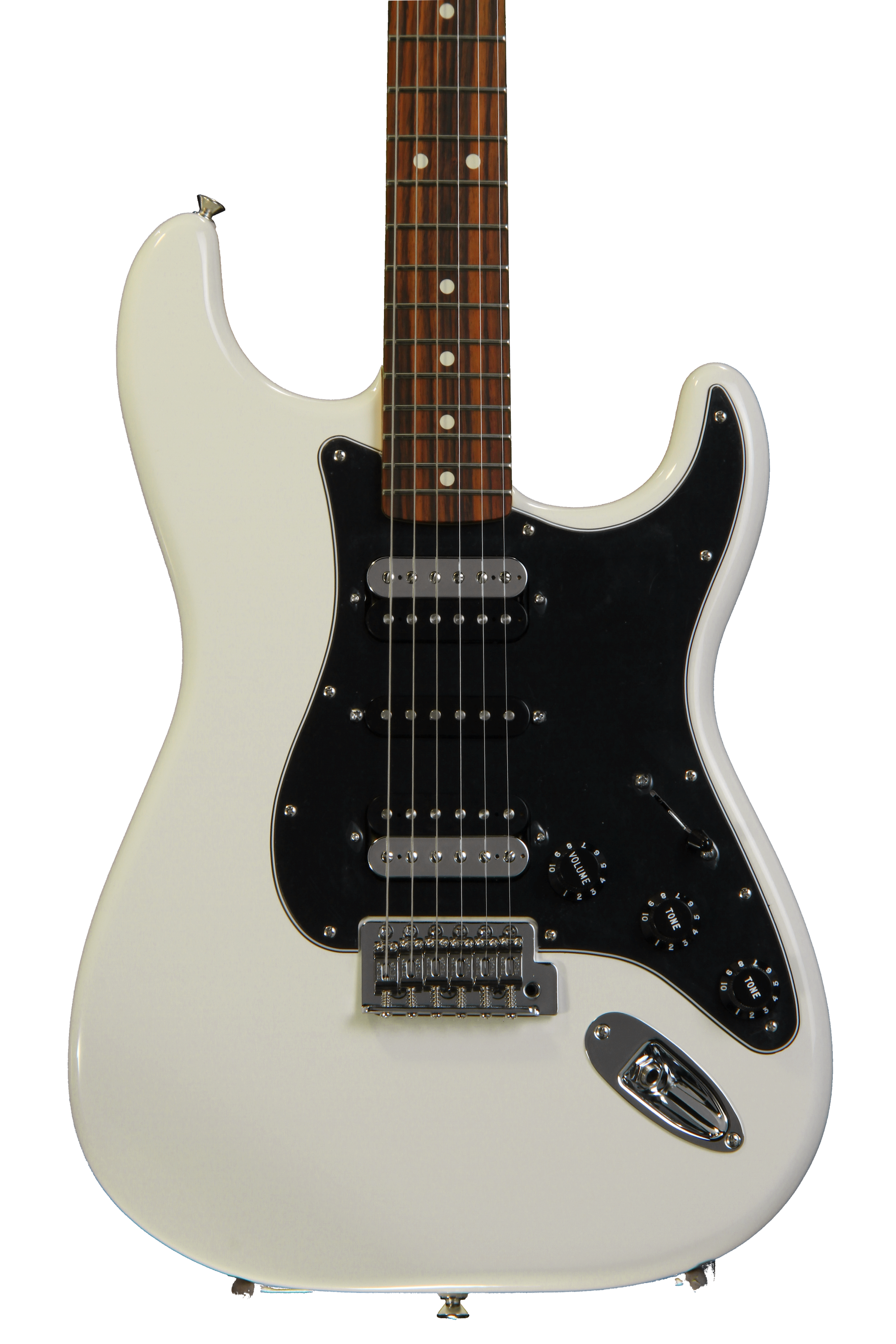 Fender Standard Stratocaster HSH - Olympic White with Rosewood