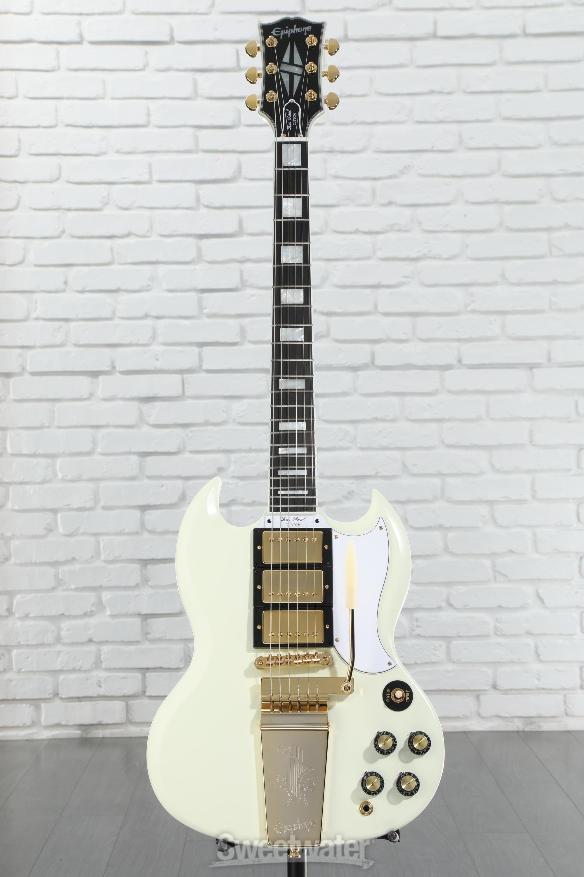 Epiphone SG ホワイト Epiphone SG Muse Electric Guitar - Pearl White Metallic