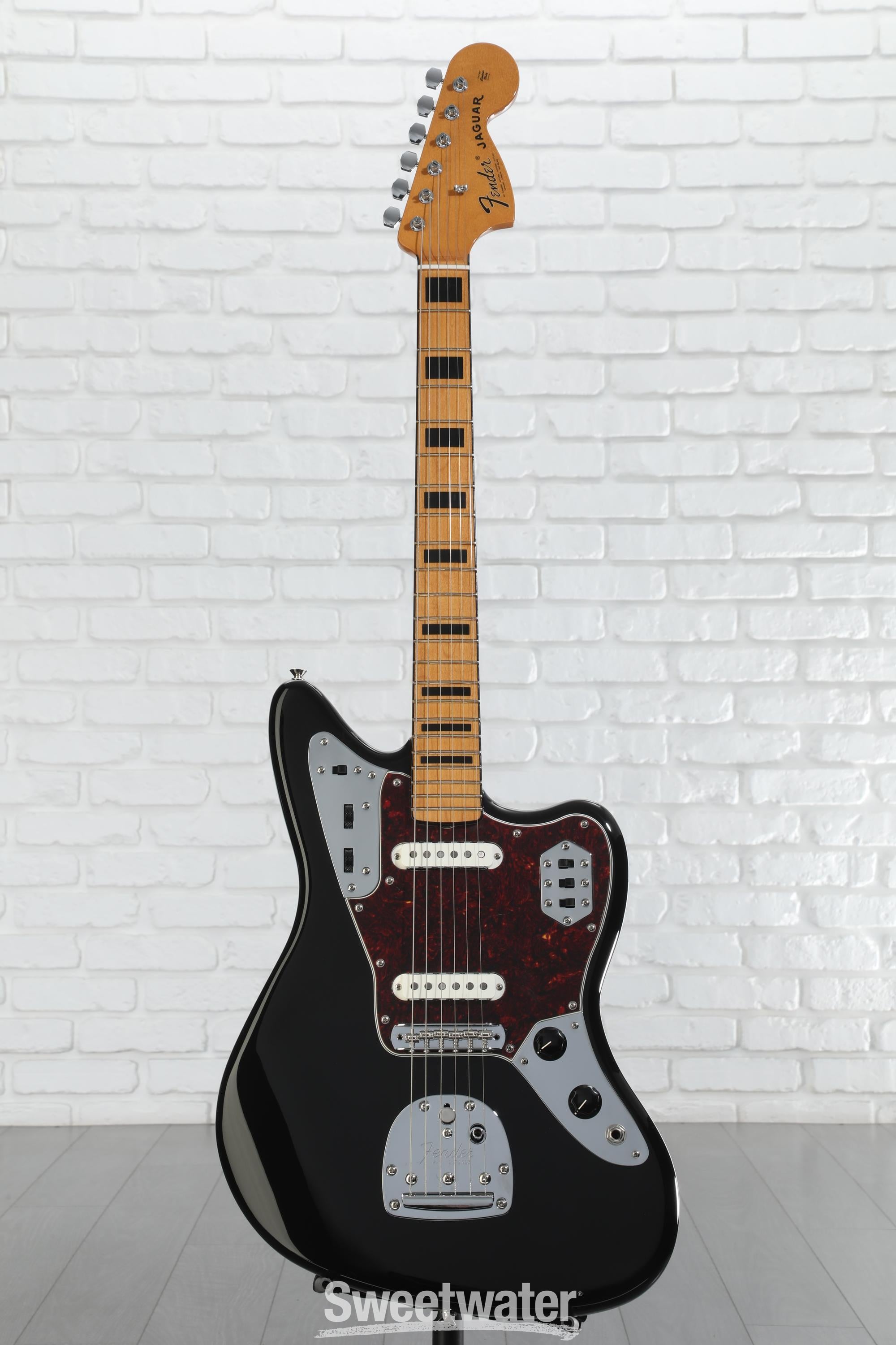 ギター Fender Vintera ii Jaguar Fender Vintera II '70s Jaguar Electric Guitar Black | Guitar