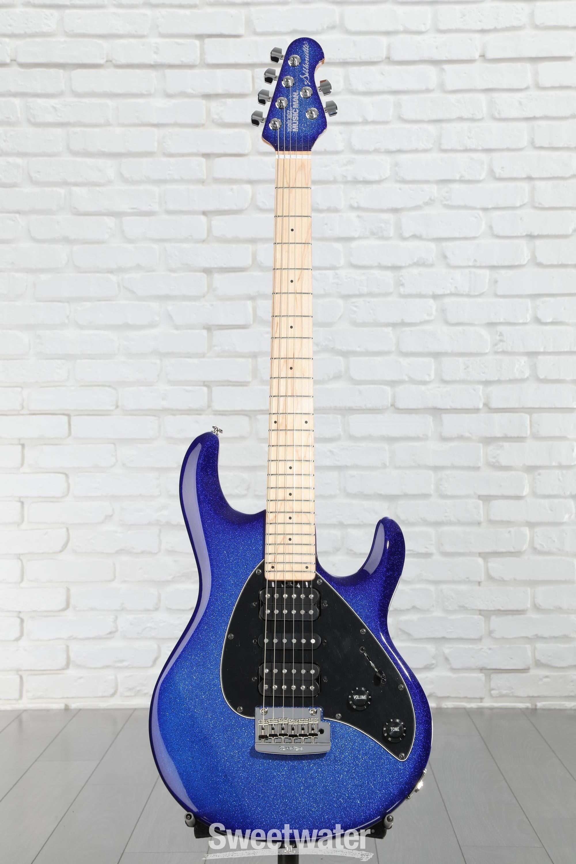 MUSIC MAN Silhouette Special HSH ブルー Ernie Ball Music Man Silhouette HSH Trem Electric Guitar - Pacific