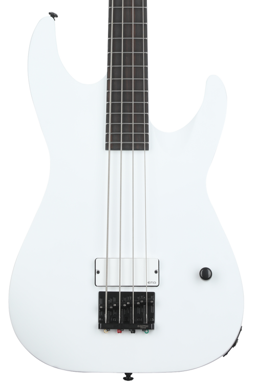 ESP LTD M-4 Arctic Metal Bass Guitar - Snow White Satin ESP LTD M-4 Arctic Metal Bass Guitar - Snow White Satin