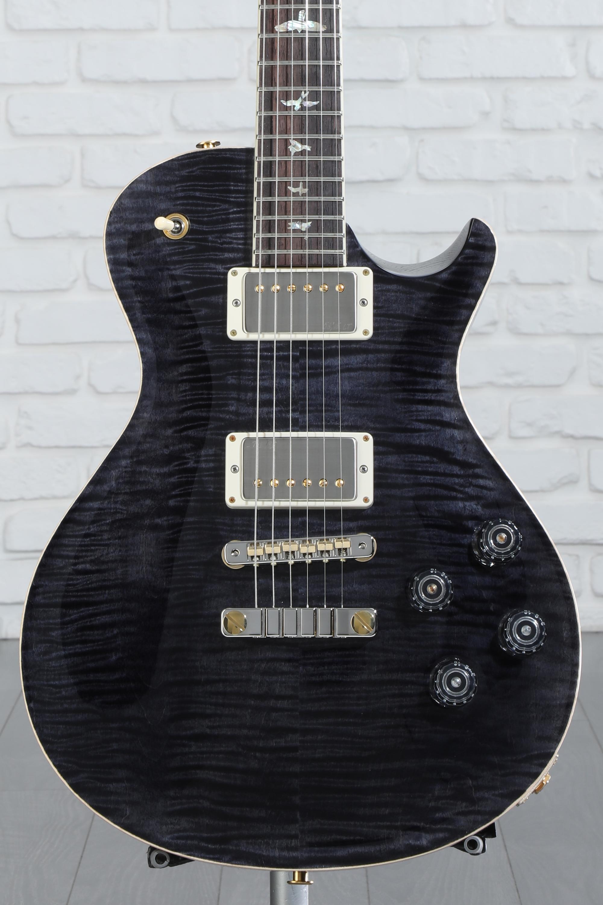 PRS McCarty Singlecut 594 10 Top Electric Guitar Gray Black