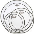 Photo of Remo Pinstripe Clear 3-piece Tom Pack - 10/12/16 inch