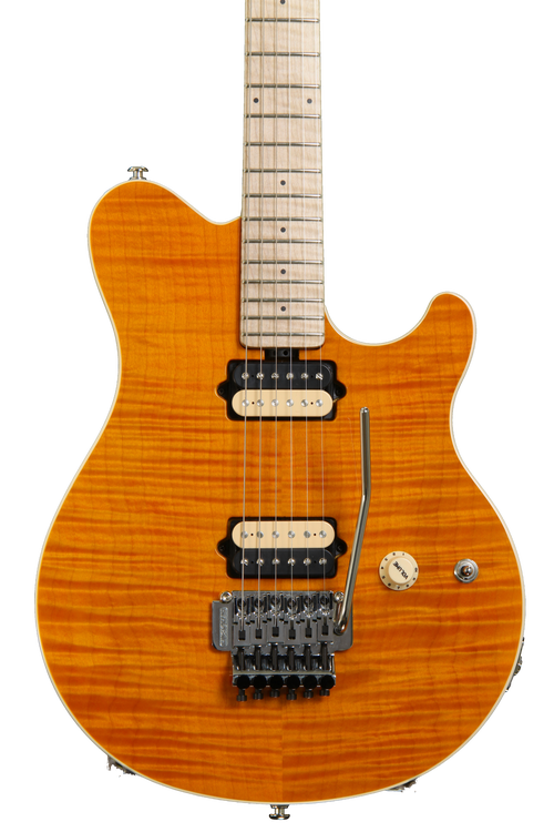 Ernie Ball Music Man Axis Floyd Rose - Translucent Gold | Sweetwater