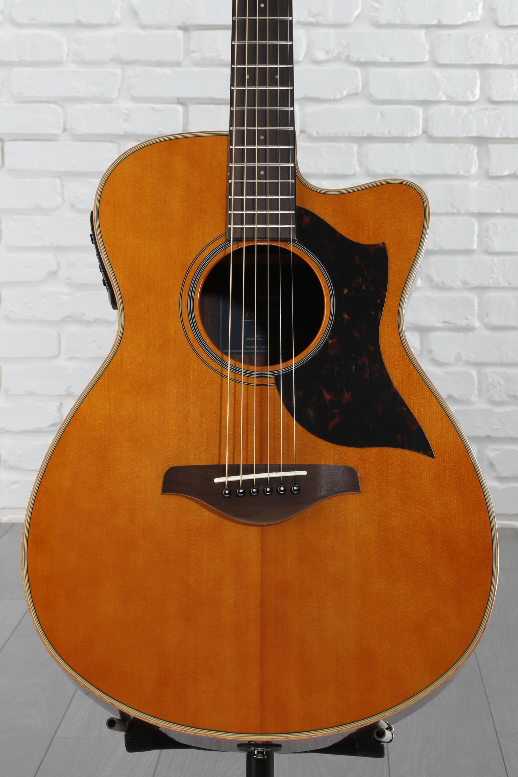 Yamaha AC1R Concert Cutaway Acoustic-electric Guitar - Vintage