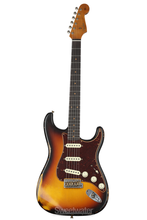 Fender Custom Shop Limited Edition '61 Stratocaster Heavy Relic - Faded  3-Color Sunburst