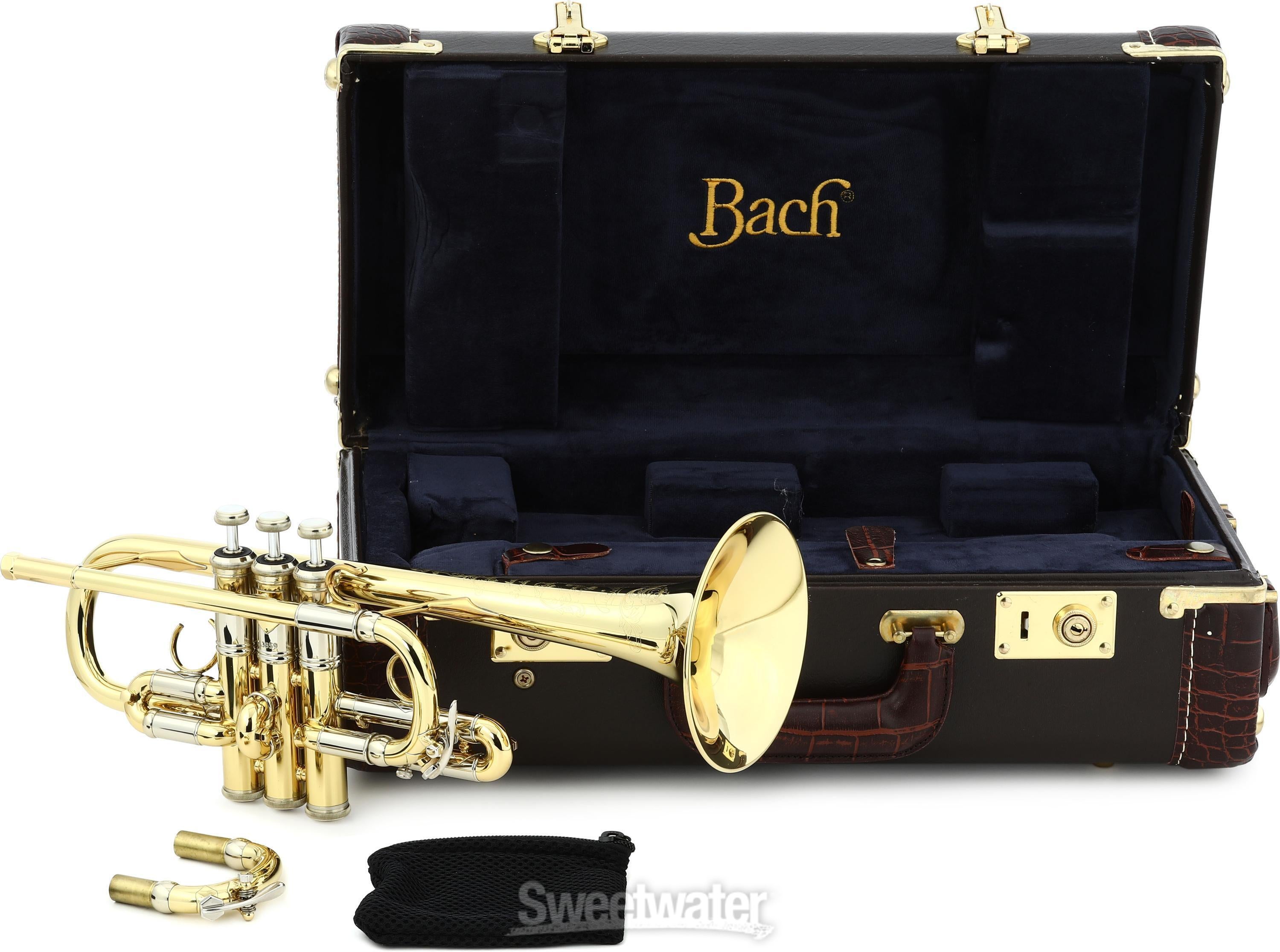 Bach AE190 Stradivarius Artisan Eb Trumpet - Clear Lacquer | Sweetwater