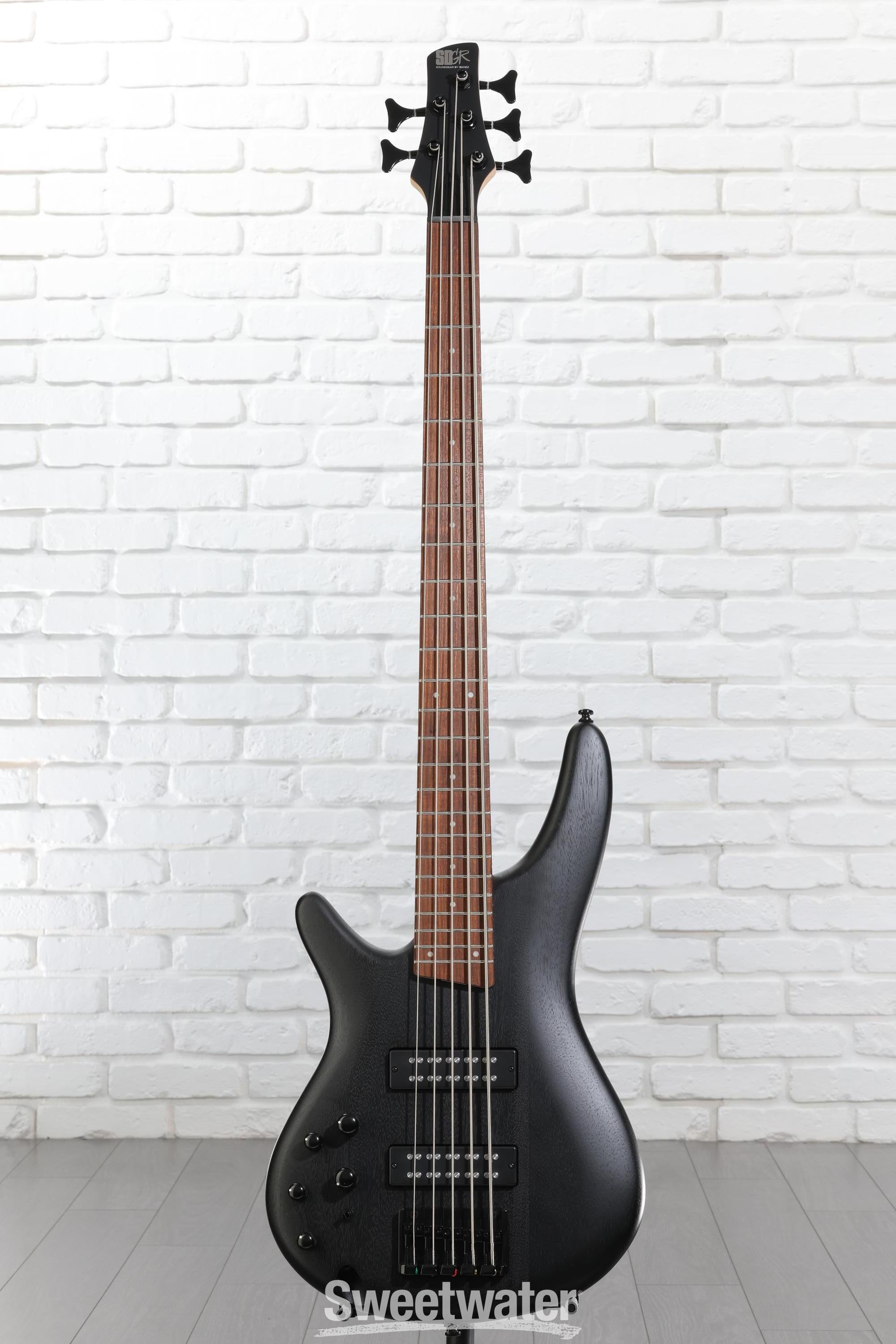Ibanez Standard SR305EBL Left-handed Bass Guitar - Weathered Black