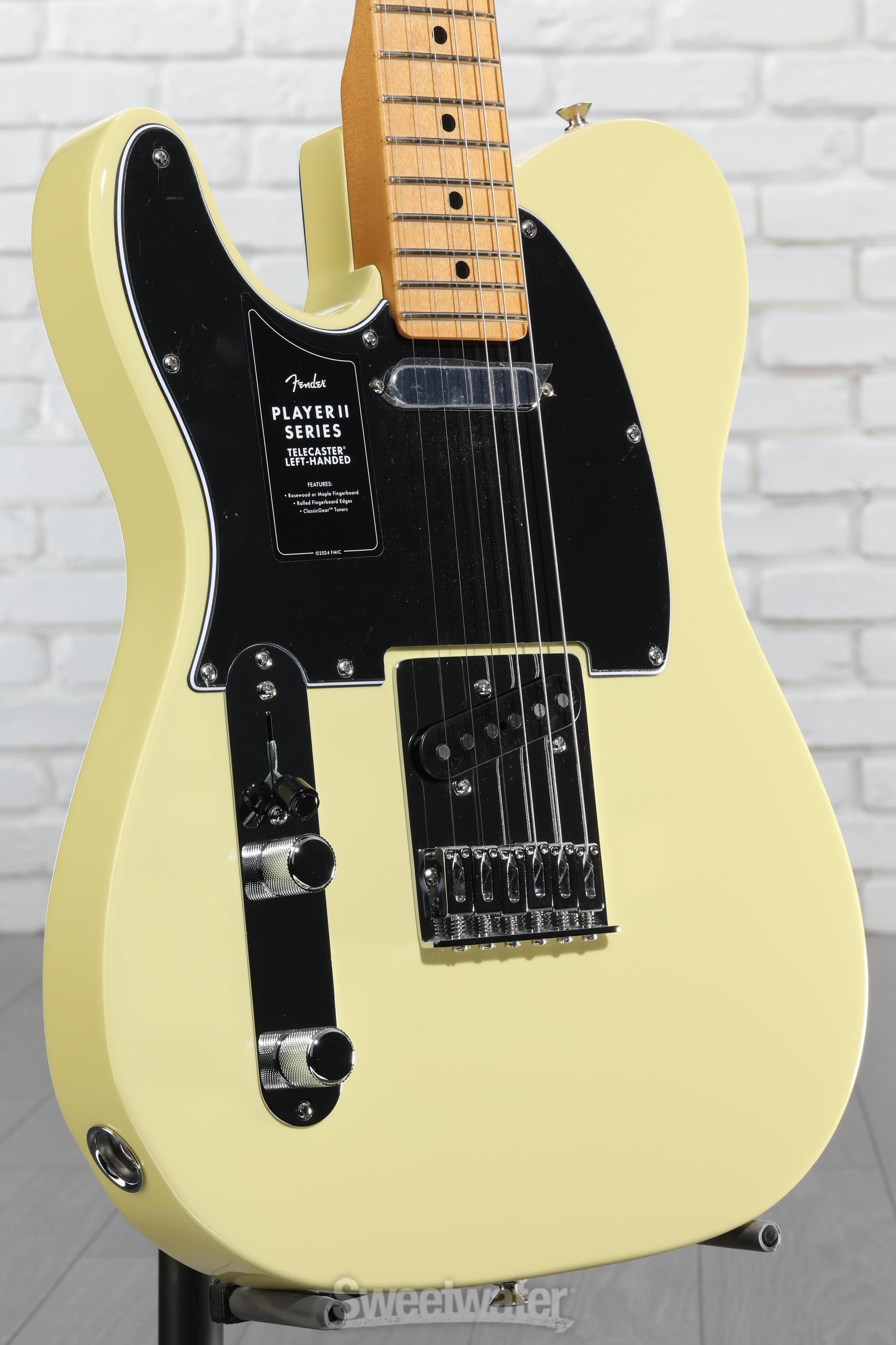 Fender Player Telecaster　LH　イエロー Fender Player II Telecaster Left-handed Electric Guitar - Hialeah