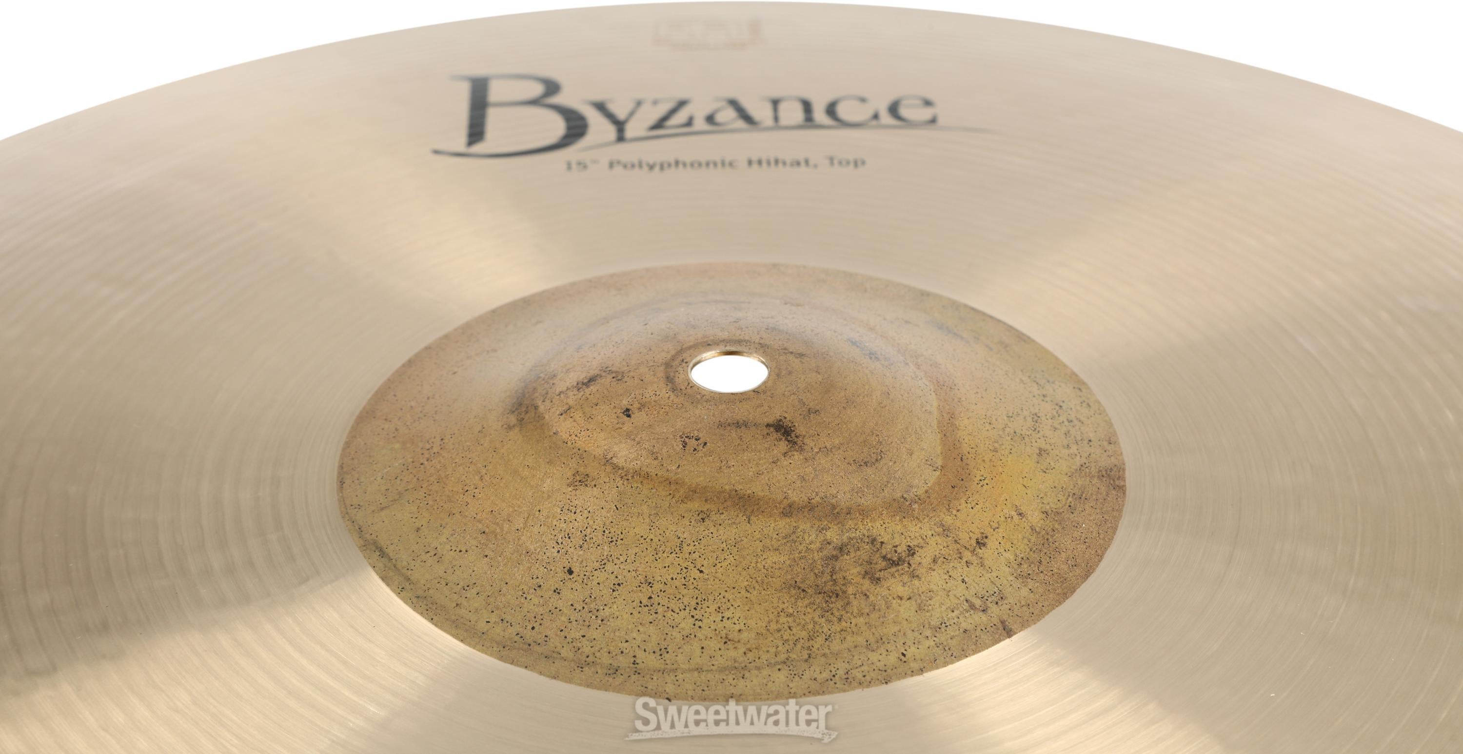 Meinl Cymbals Byzance Traditional Polyphonic Hi-hats - 15-inch