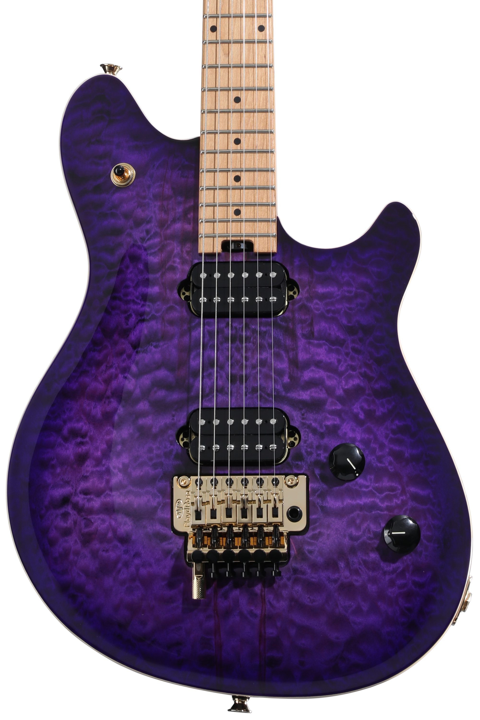 EVH Wolfgang Special QM Electric Guitar - Purple Burst | Sweetwater