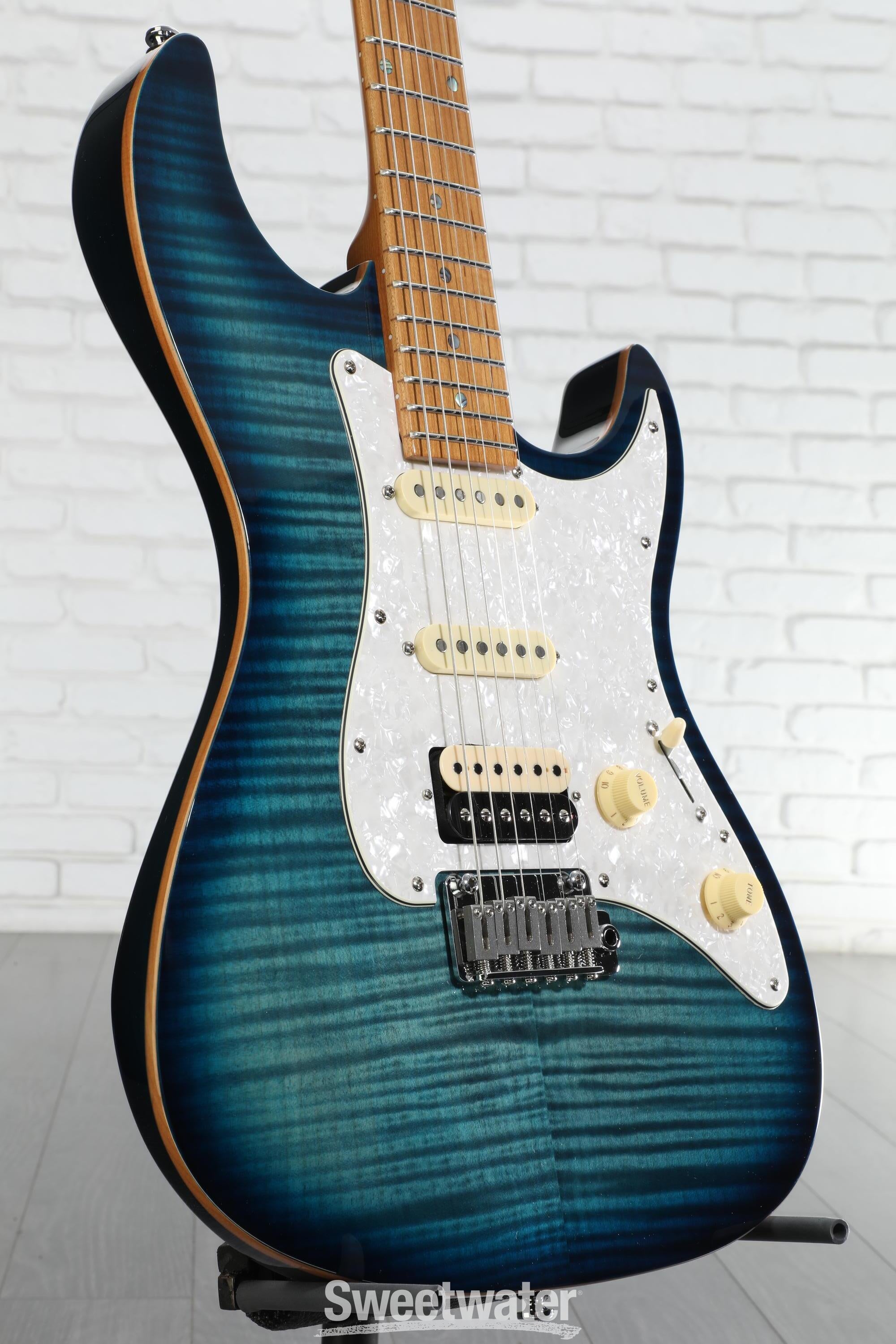 Sire Larry Carlton S7 FM Electric Guitar - Transparent Blue