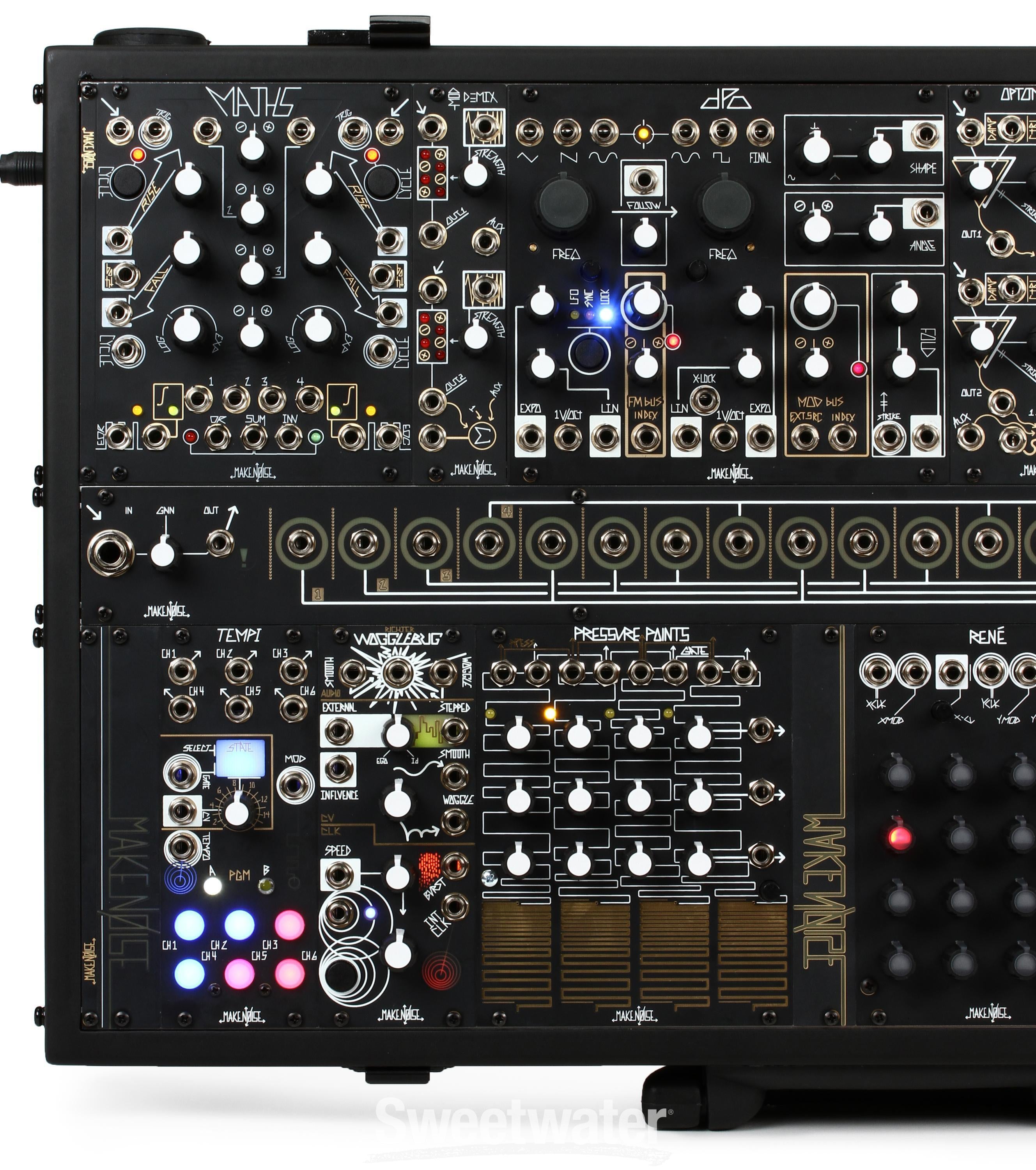 Make Noise Black and Gold Shared System Plus Eurorack Modular 