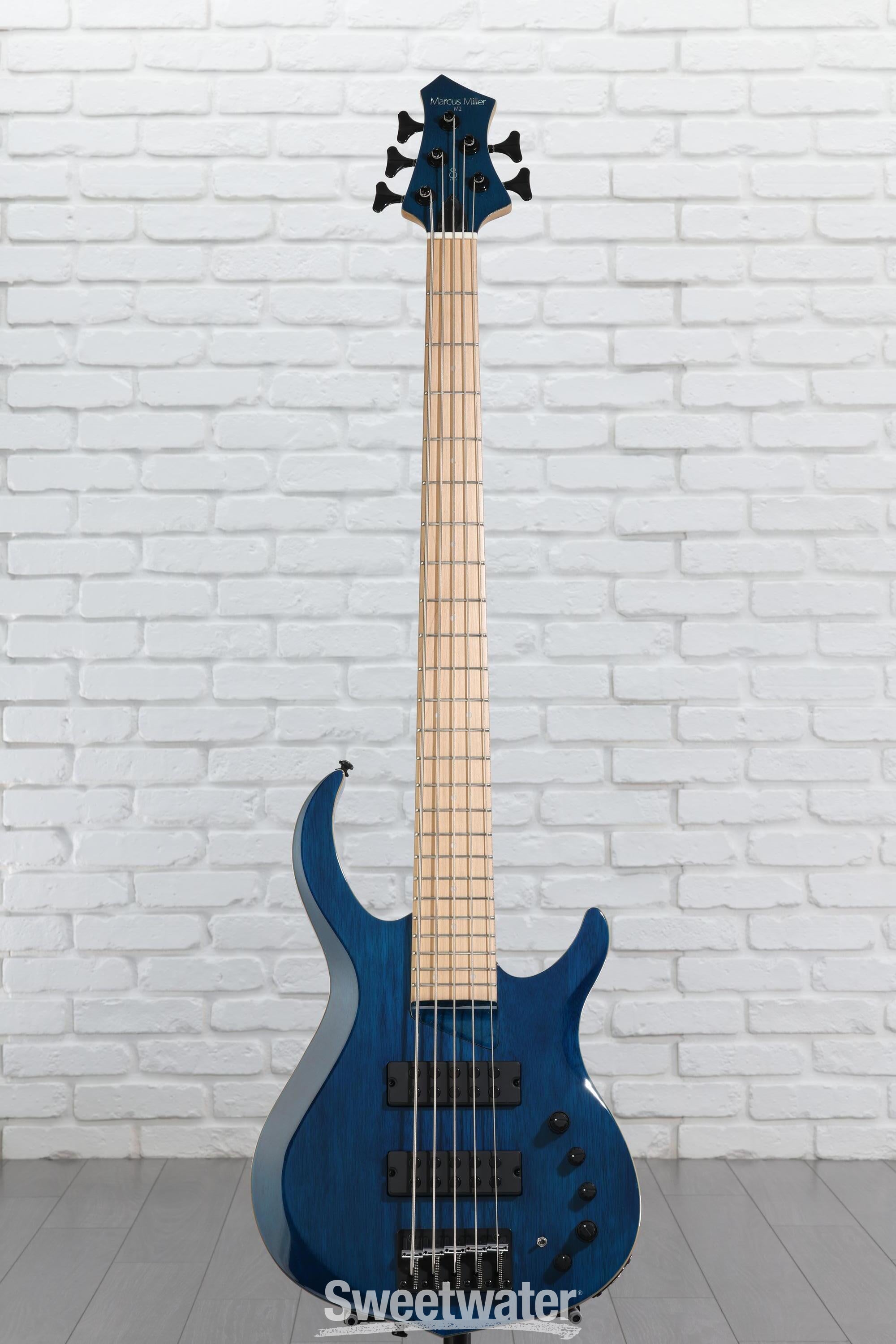Marcus Miller M2 エレキベースレフティ 5弦 青 Sire Marcus Miller M2-5 LH TRANSPARENT BLUE 5弦ベース 左利き
