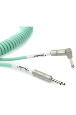 Photo of Fender 0990823007 Original Series Straight to Right Angle Coil Cable - 30 foot Surf Green