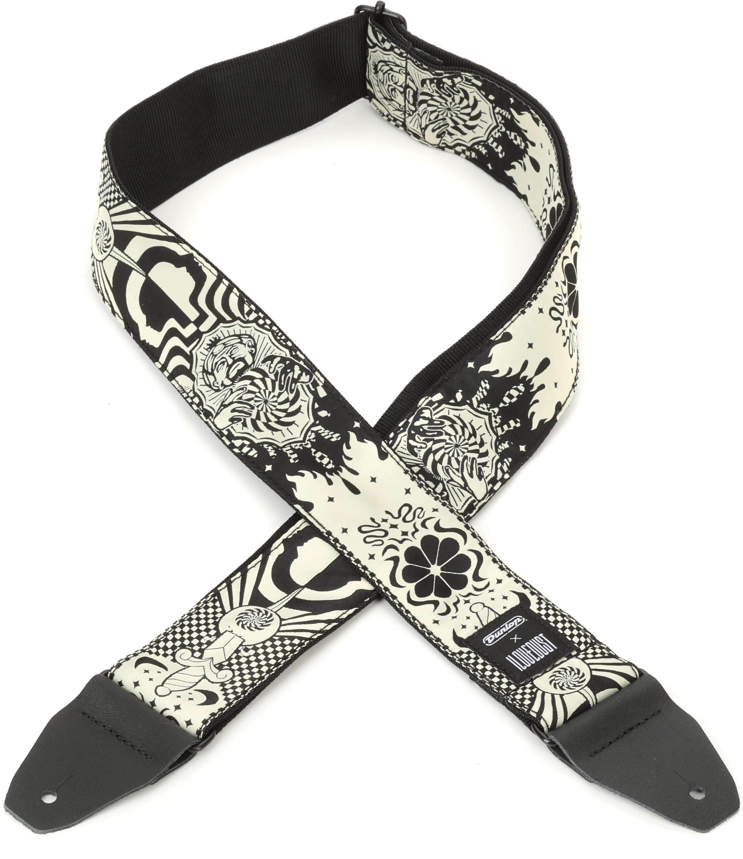 Dunlop JH02 Jimi Hendrix Guitar Strap - Monterey | Sweetwater