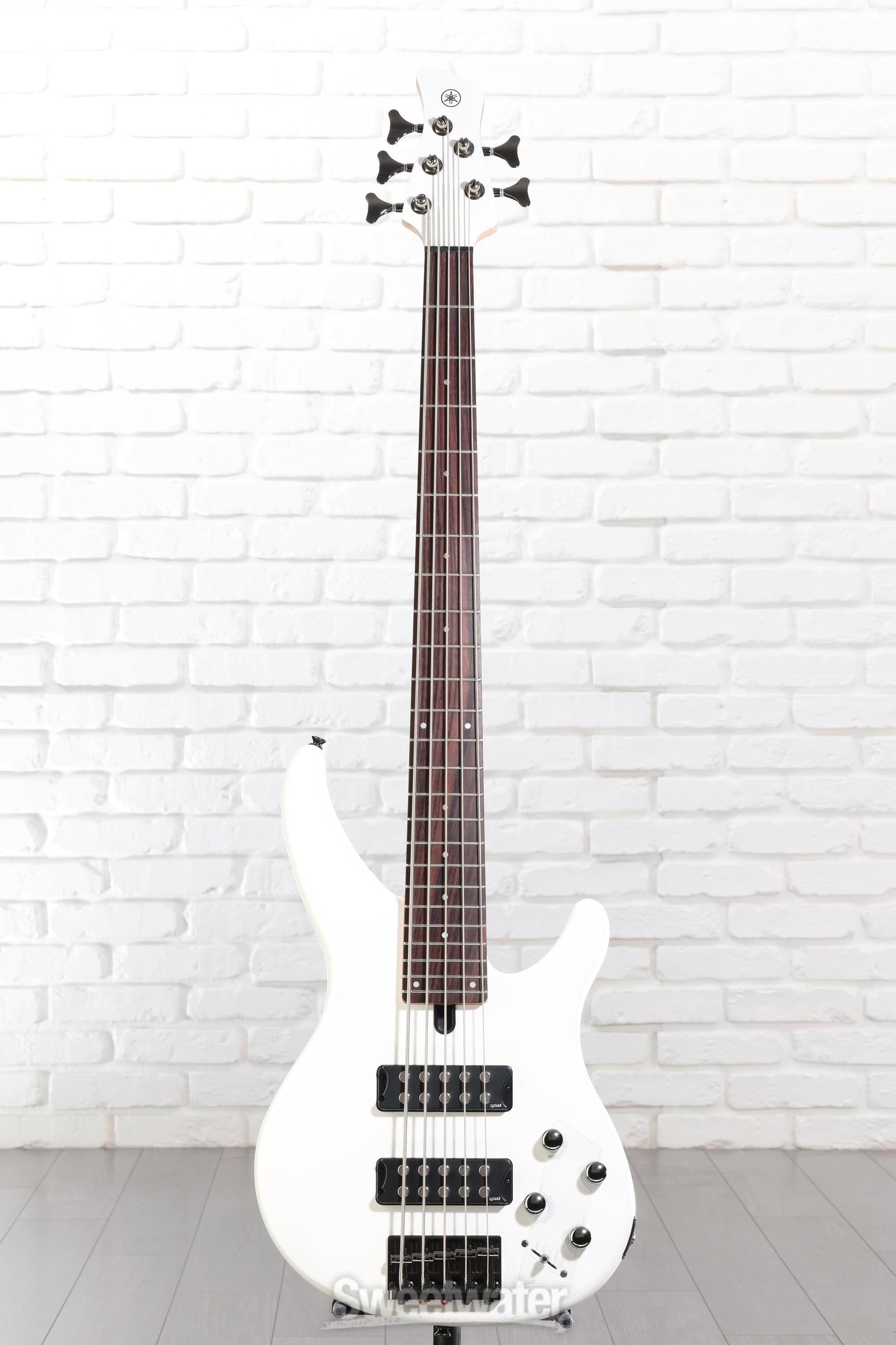 Yamaha TRBX305 5-string Bass Guitar - White | Sweetwater