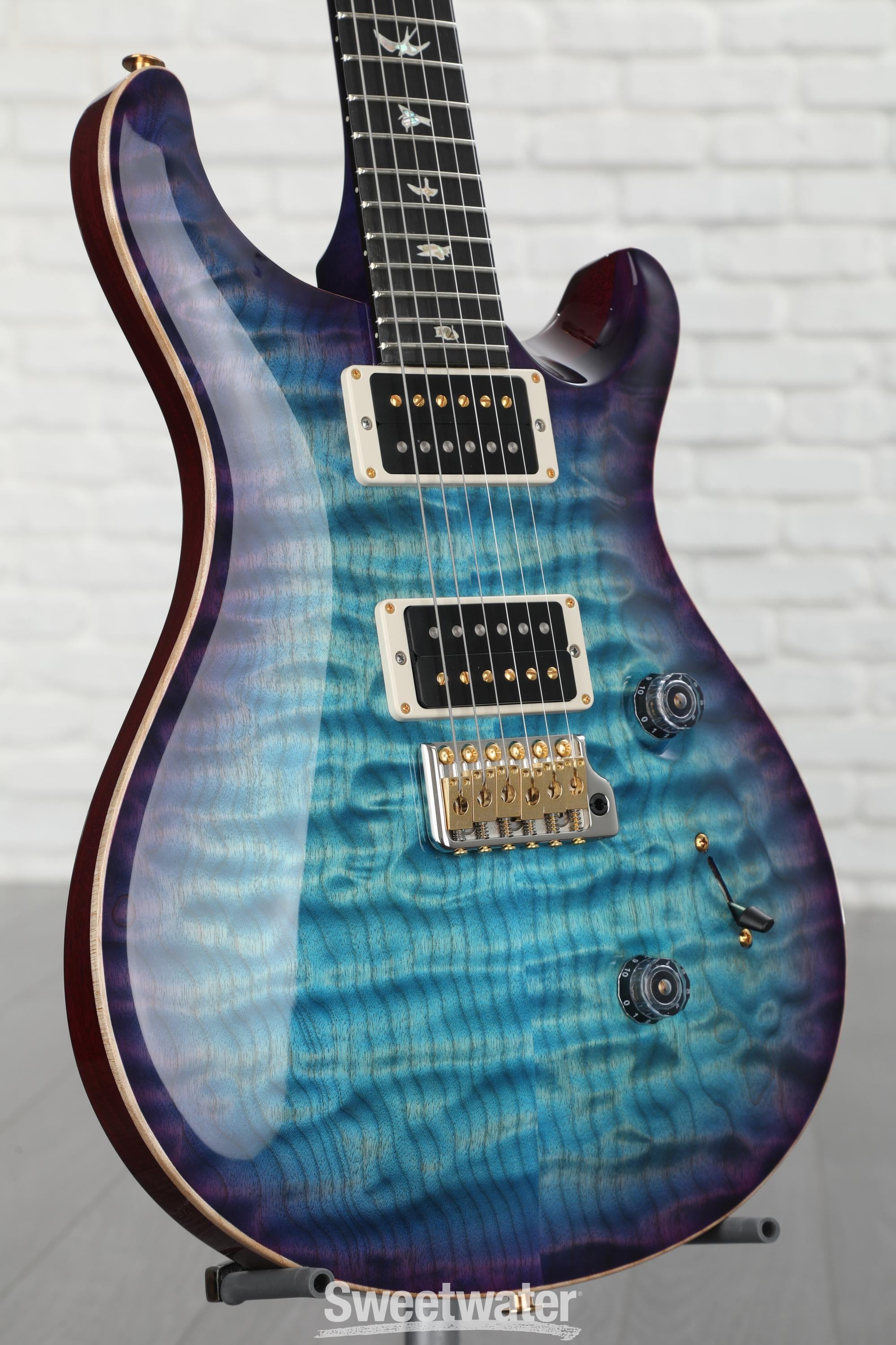 ギター PRS Custom24 10Top Whale Blue Quilt Top PRS Custom24 10Top Whale Blue Quilt Top
