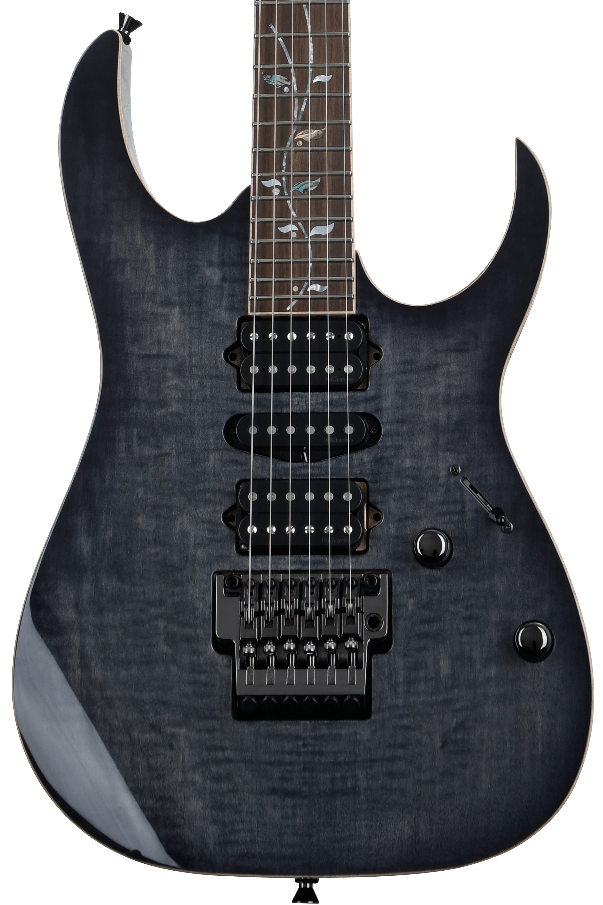 Ibanez J Custom RG8570 Electric Guitar Black Rutile