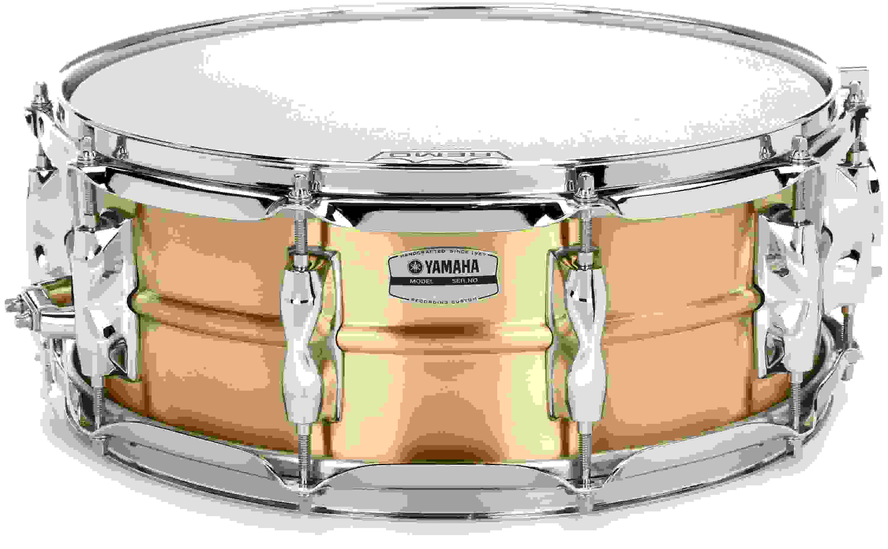 Yamaha Recording Custom Brass Snare Drum - 5.5 x 14-inch - Brushed