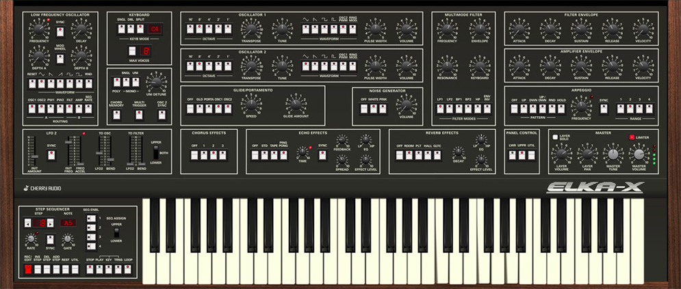 音符 Cherry Audio GX-80 Software Synthesizer | Sweetwater