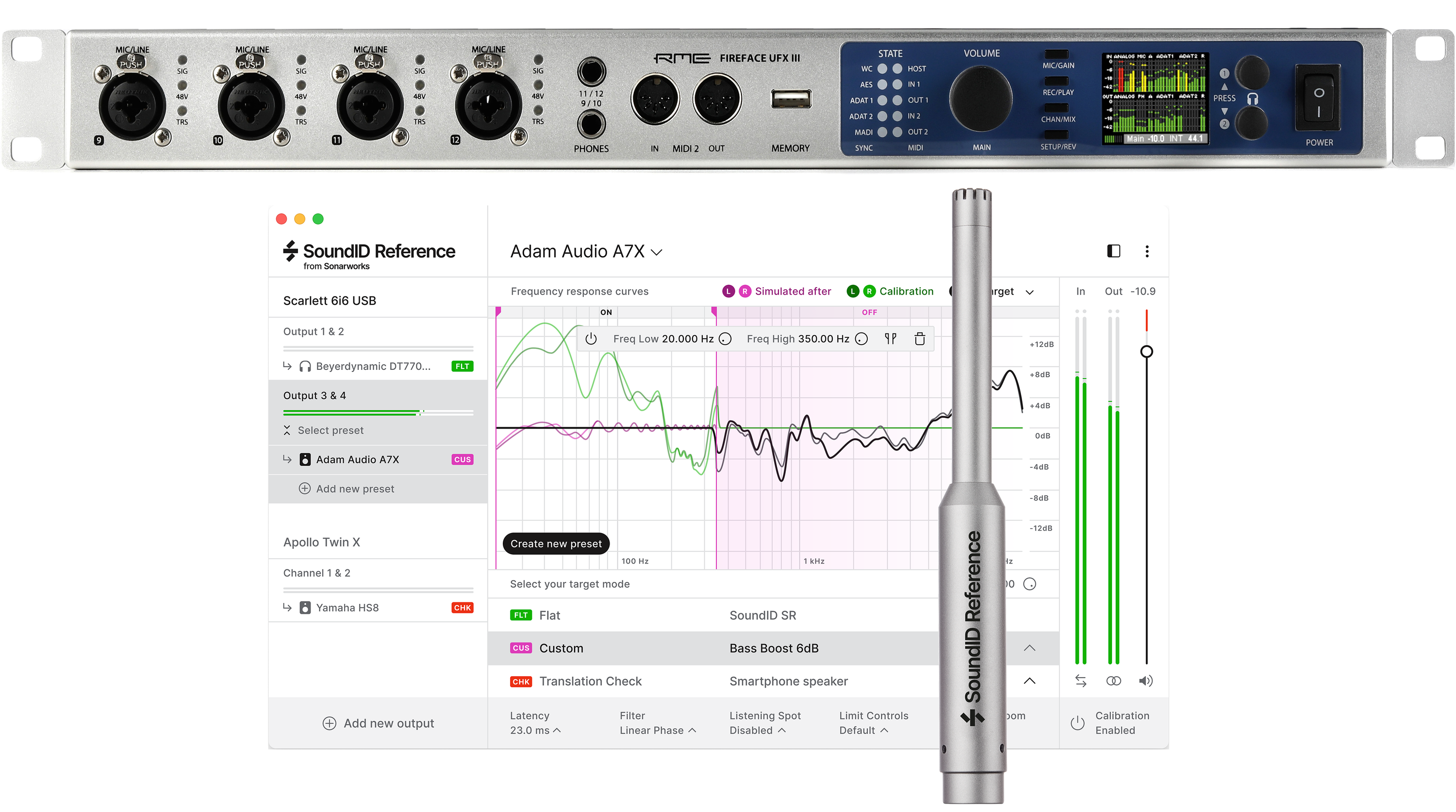 RME Fireface UFX オーディオインターフェース RME