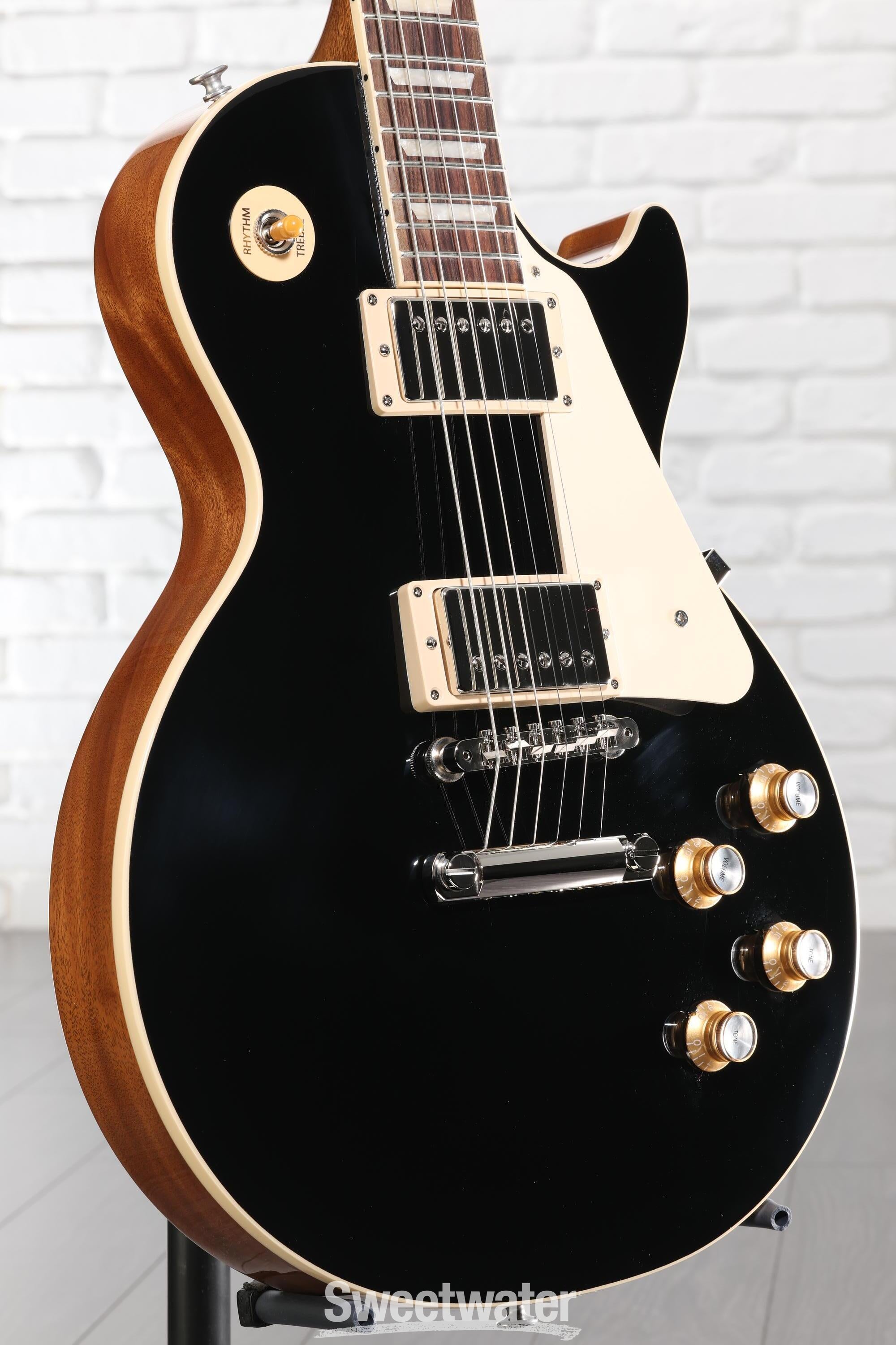 Gibson Les Paul Standard '60s Plain Top Electric Guitar - Ebony