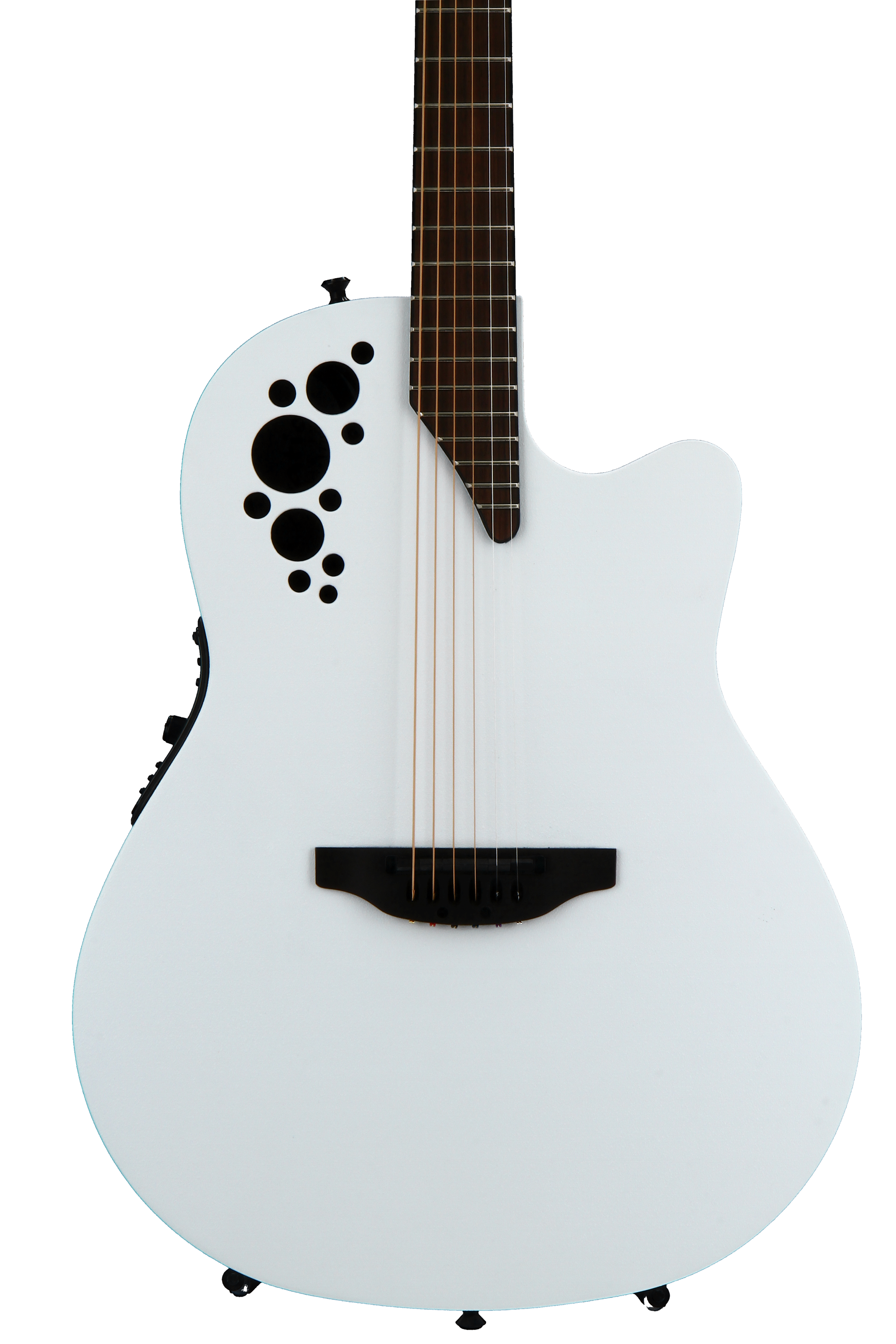 Ovation Elite TX Mid Depth - Satin White | Sweetwater Ovation Elite TX Mid Depth - Satin White | Sweetwater