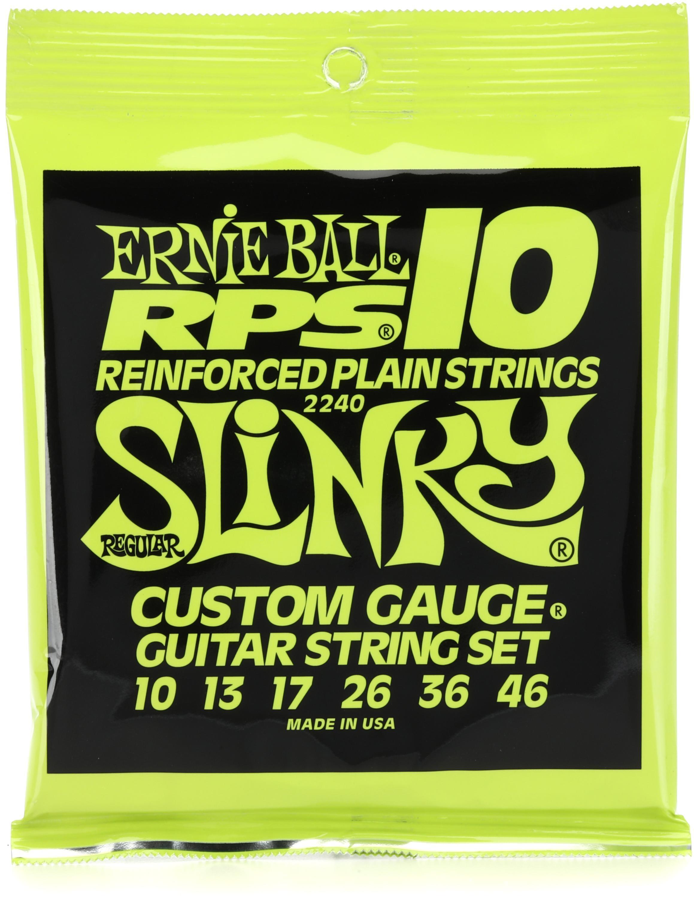  Ernie Ball 2221 Regular Slinky Electric Guitar Strings (10-46),  3 Packs : Musical Instruments