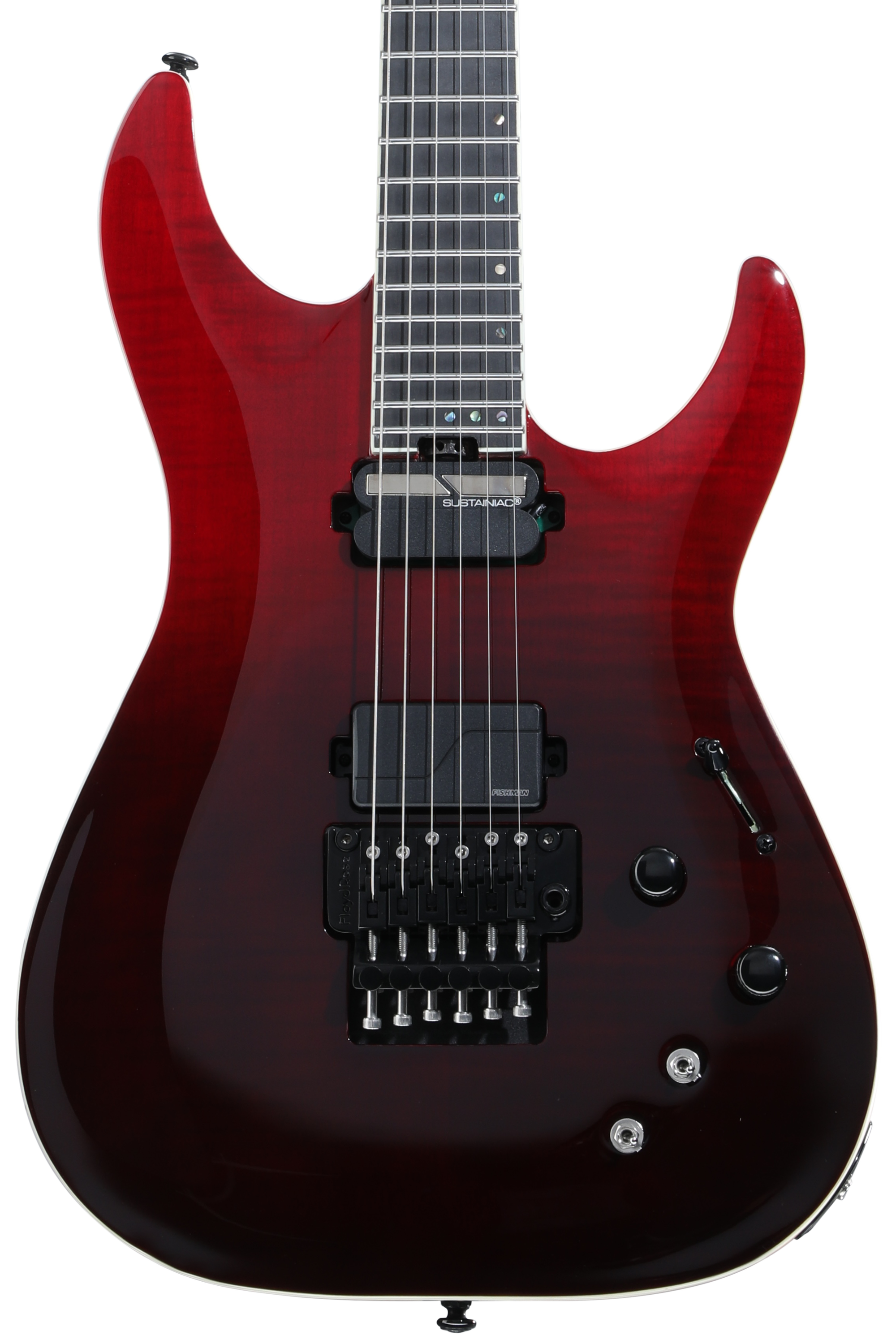 Schecter Sullivan King Banshee 7 FRS Electric Guitar - Obsidian