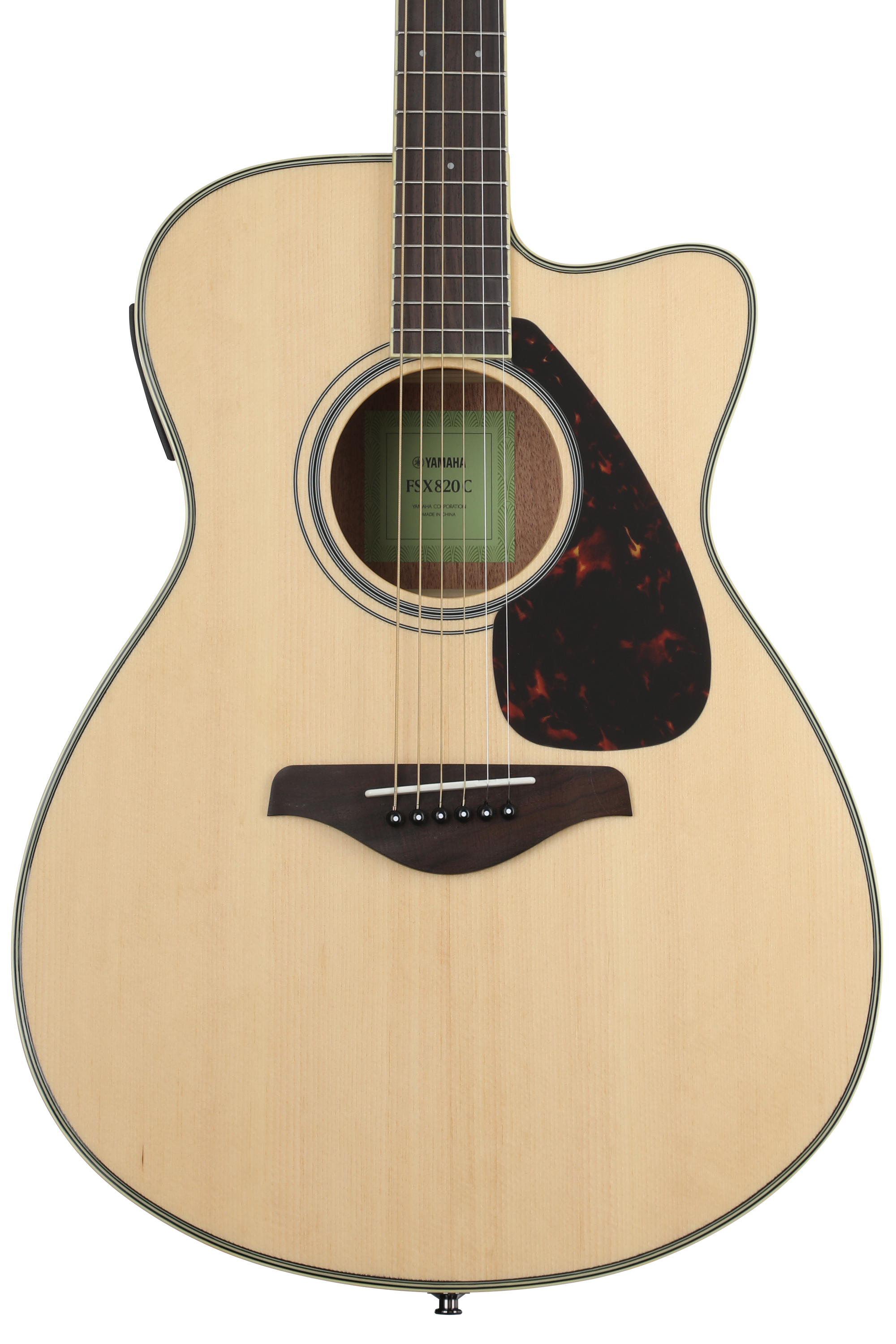 Yamaha FSX820C Concert Cutaway Acoustic-electric Guitar