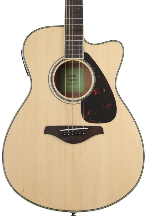 Yamaha FSX820C Concert Cutaway Acoustic-electric Guitar
