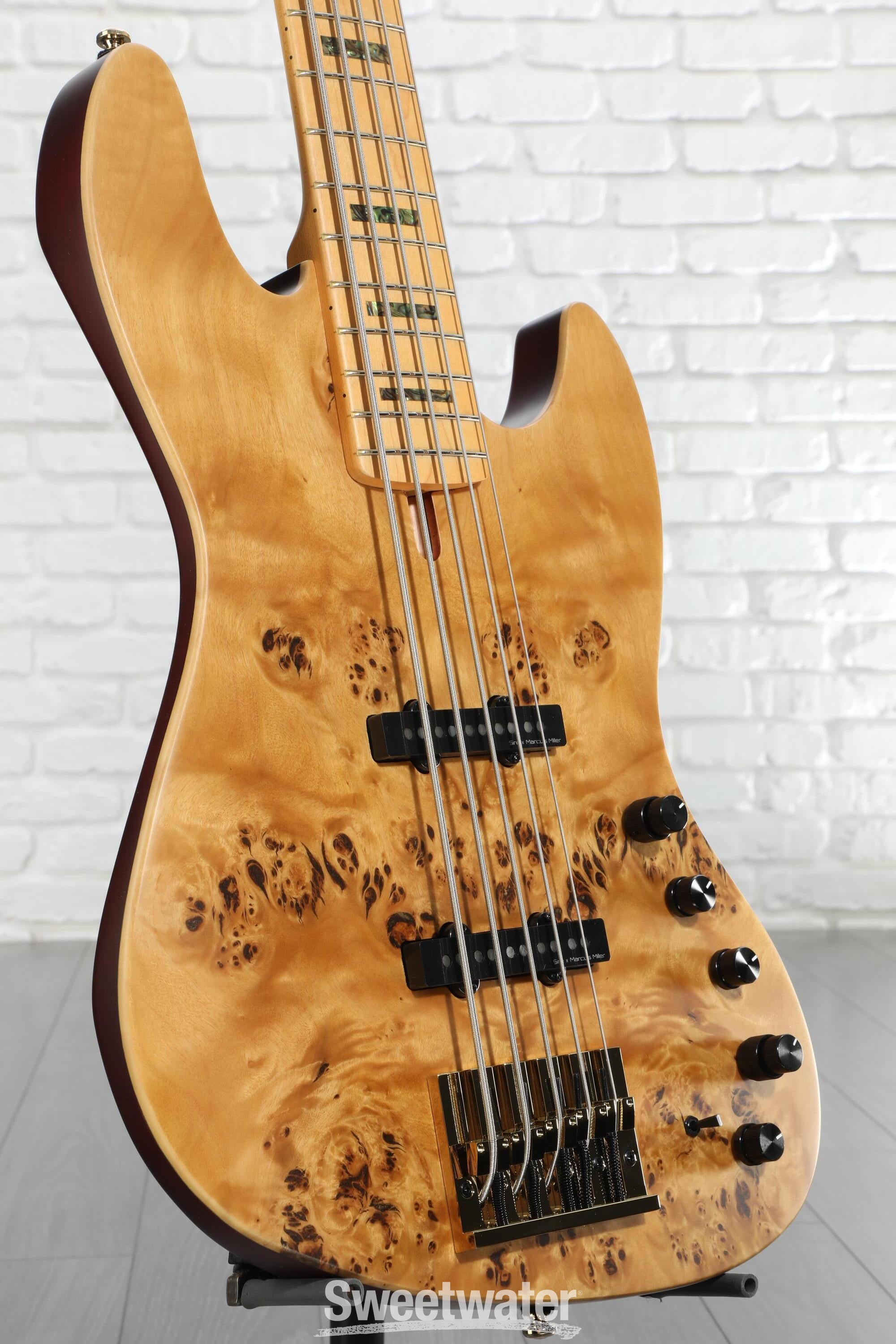 Sire Marcus Miller V10 5-string Bass Guitar - Natural Satin