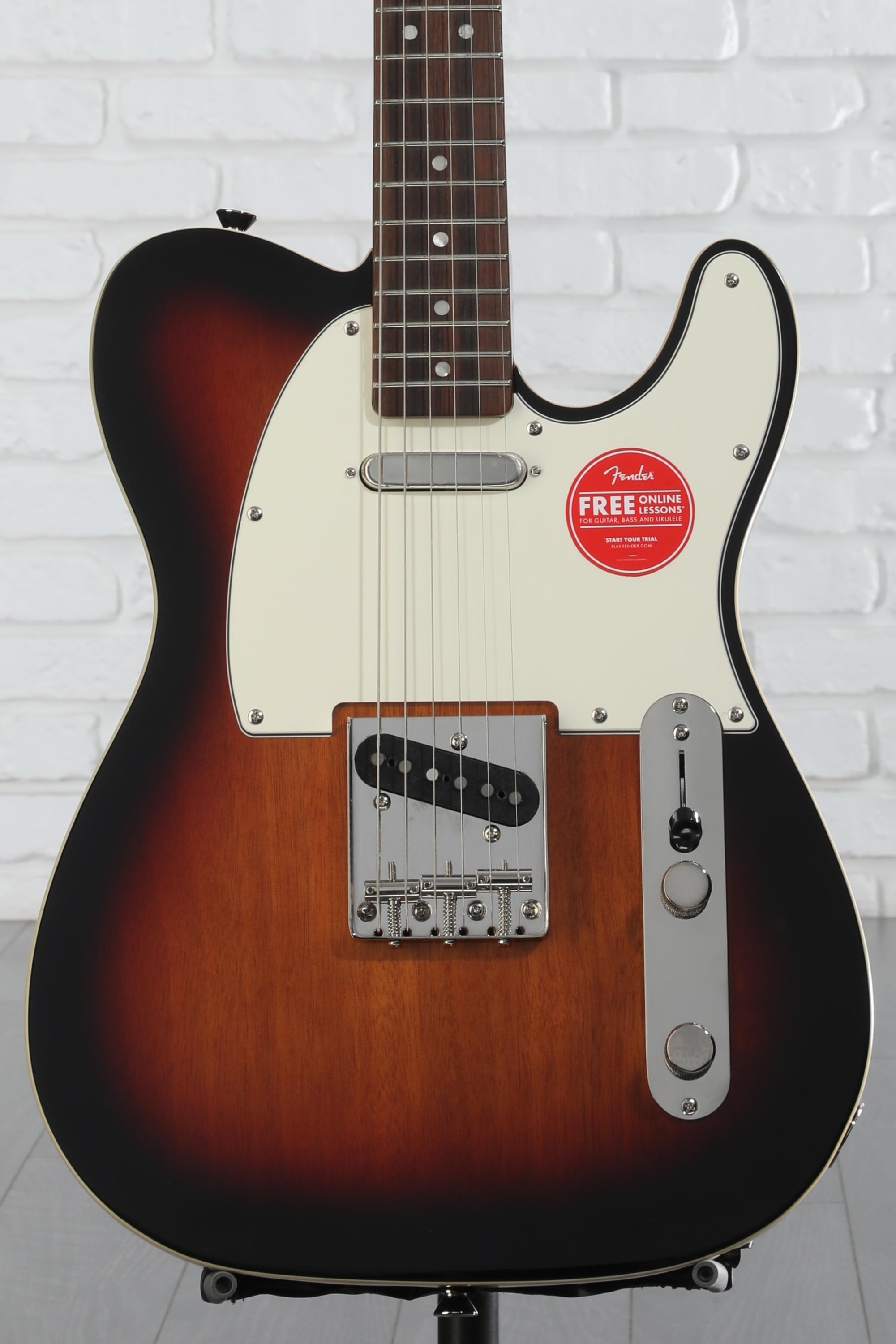 ギター Squier by Fender Telecaster Sunburst Squier Classic Vibe 60's Telecaster Custom - 3-Tone Sunburst