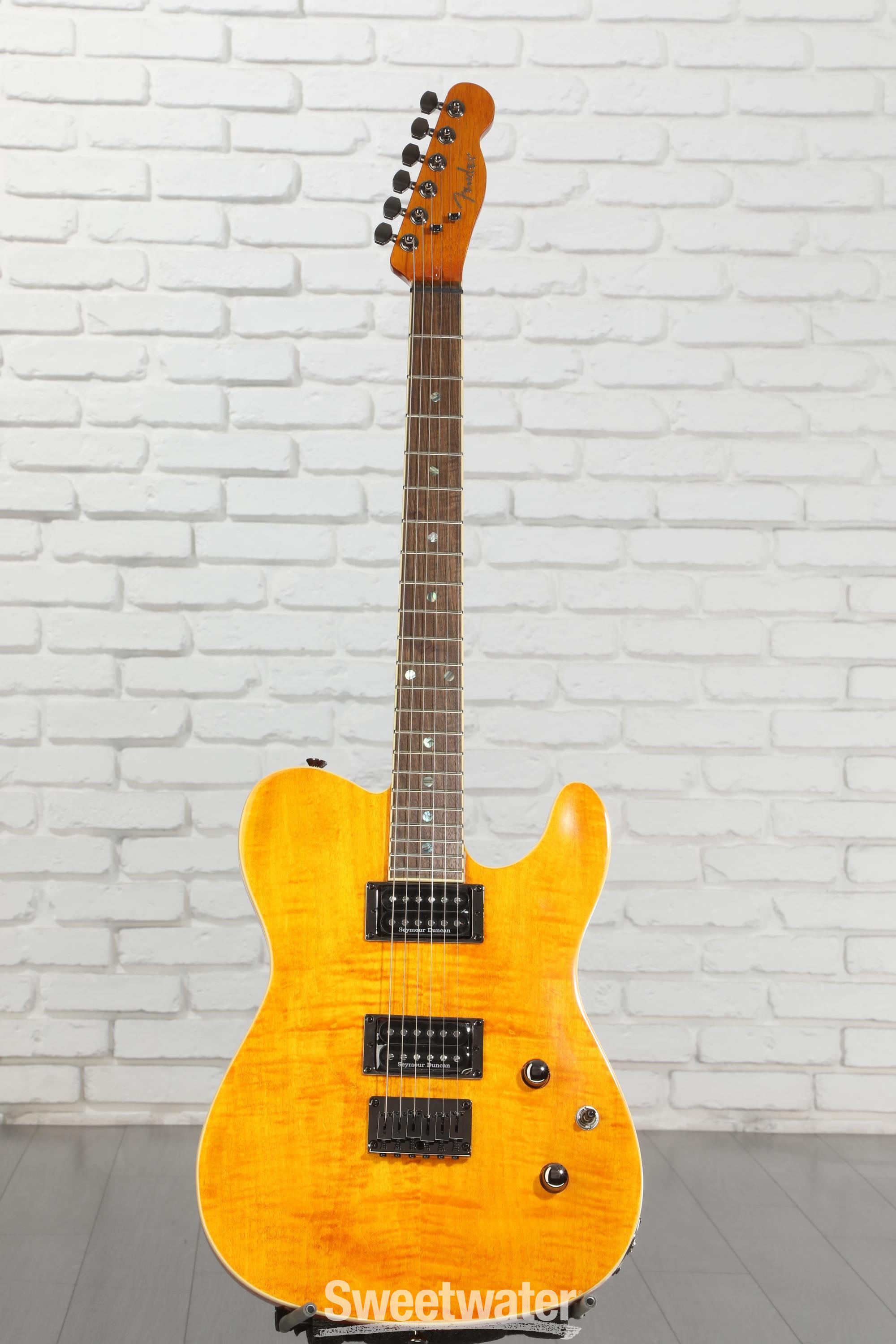 Fender Custom Telecaster FMT HH アンバー Fender Special Edition Custom Telecaster FMT HH - Amber | Sweetwater