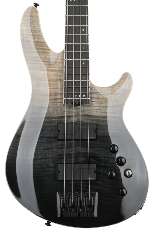 Schecter SLS Elite-4 Bass Guitar - Black Fade Burst