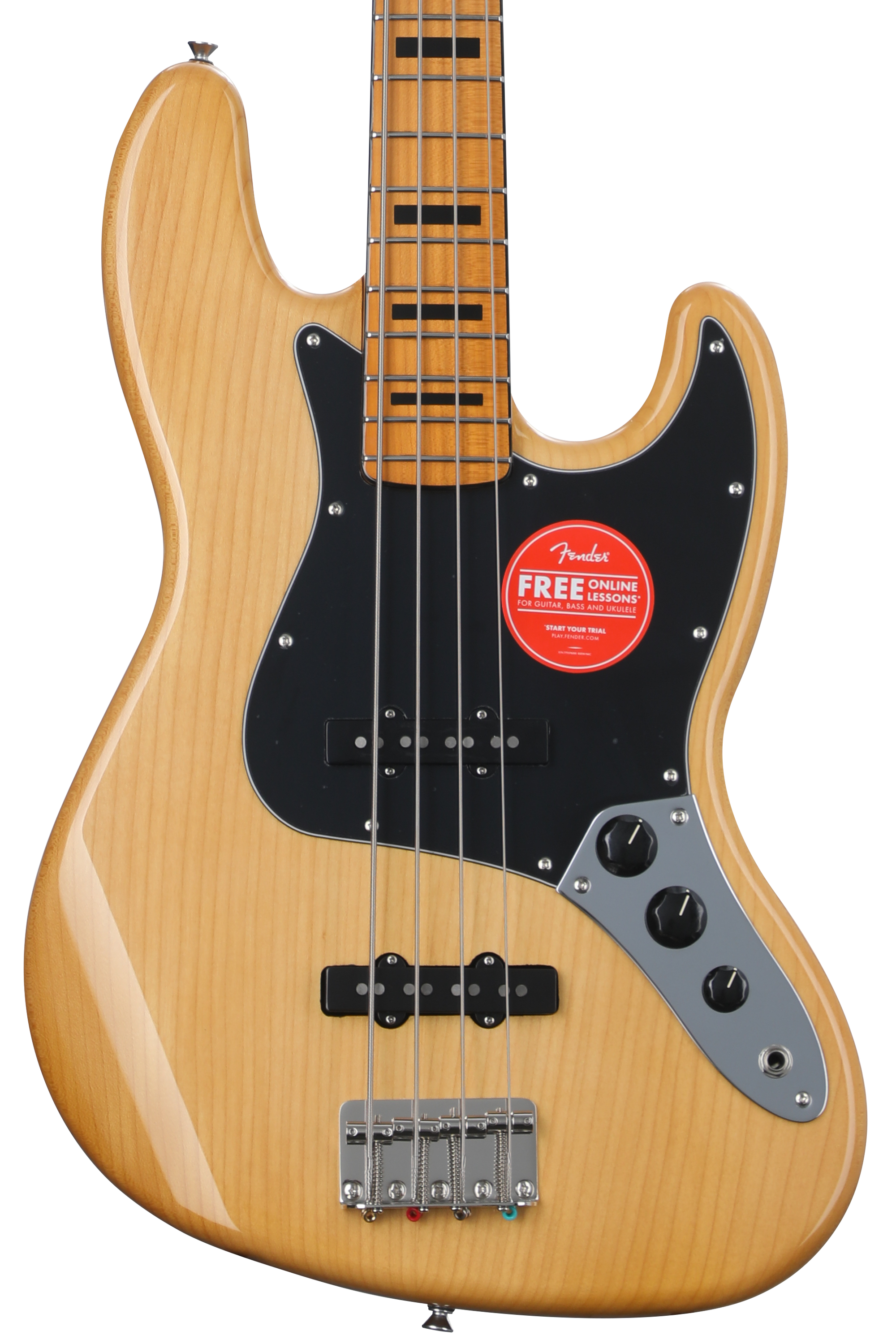 Squier Classic Vibe '70s Jazz Bass - Natural | Sweetwater