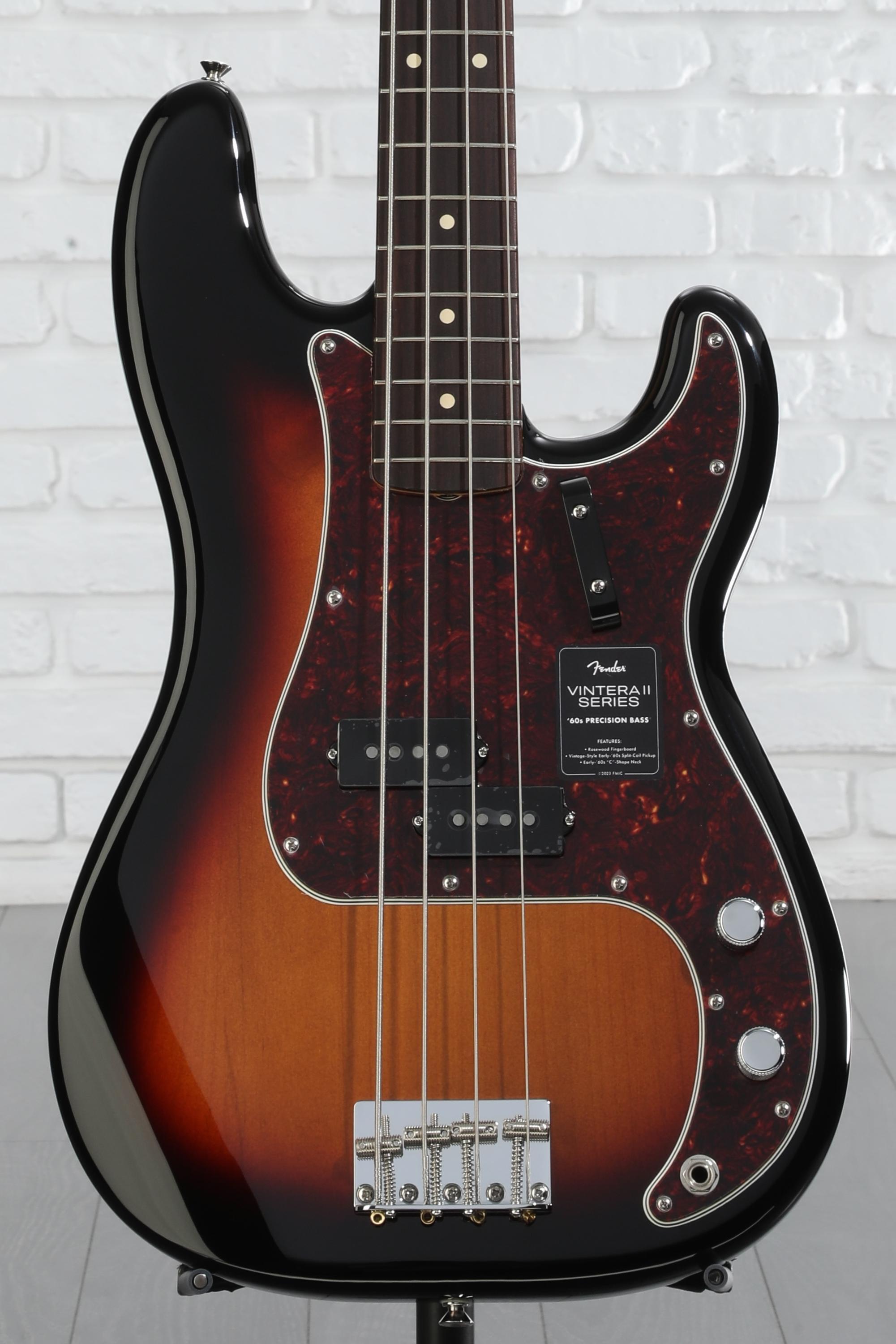 ベース Fender VinteraII 60s Precision Bass Amazon.com: Fender Vintera II '60s Precision Bass - 3-color
