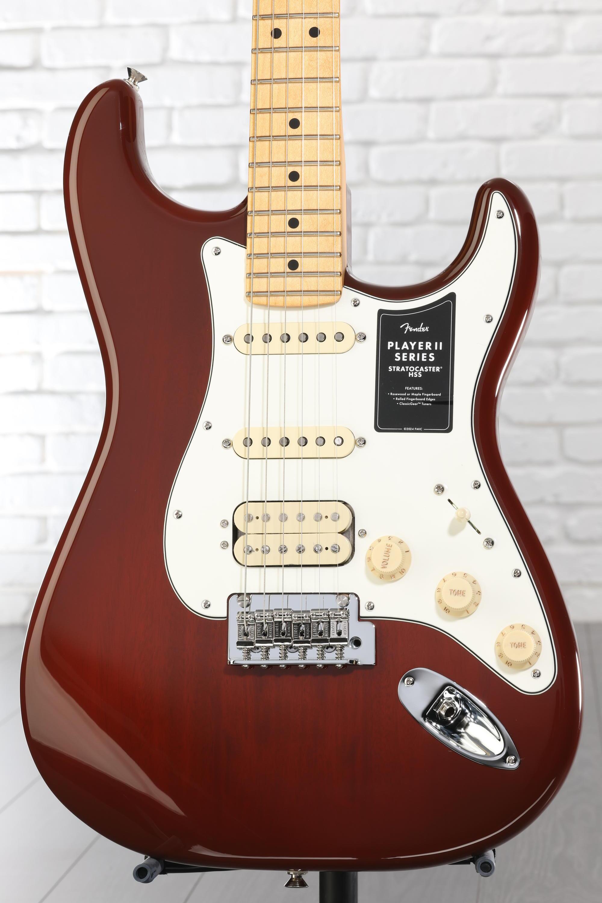 Fender Player II Stratocaster HSS Electric Guitar - Transparent