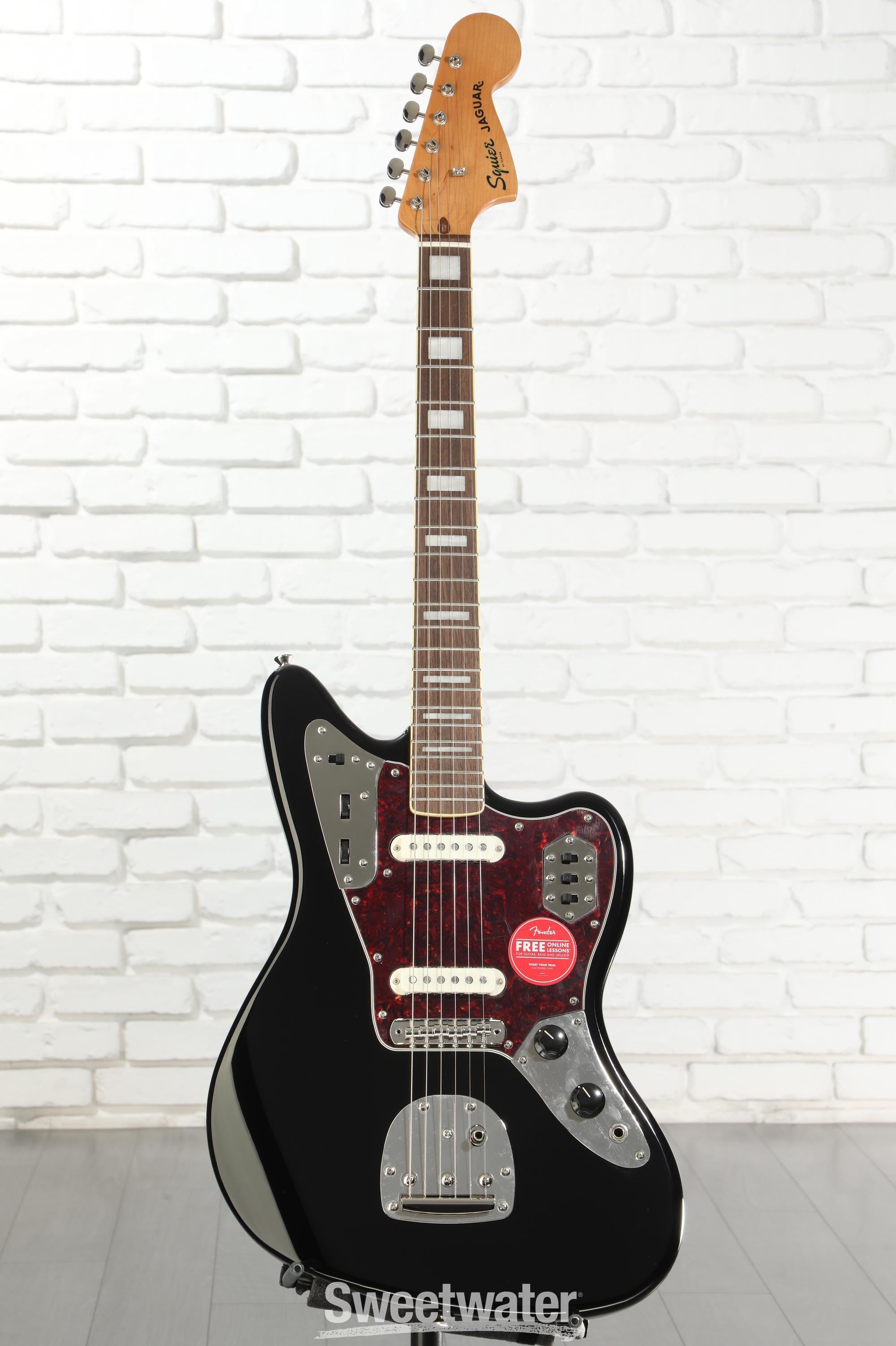 Squier Classic Vibe '70s Jaguar - Black | Sweetwater