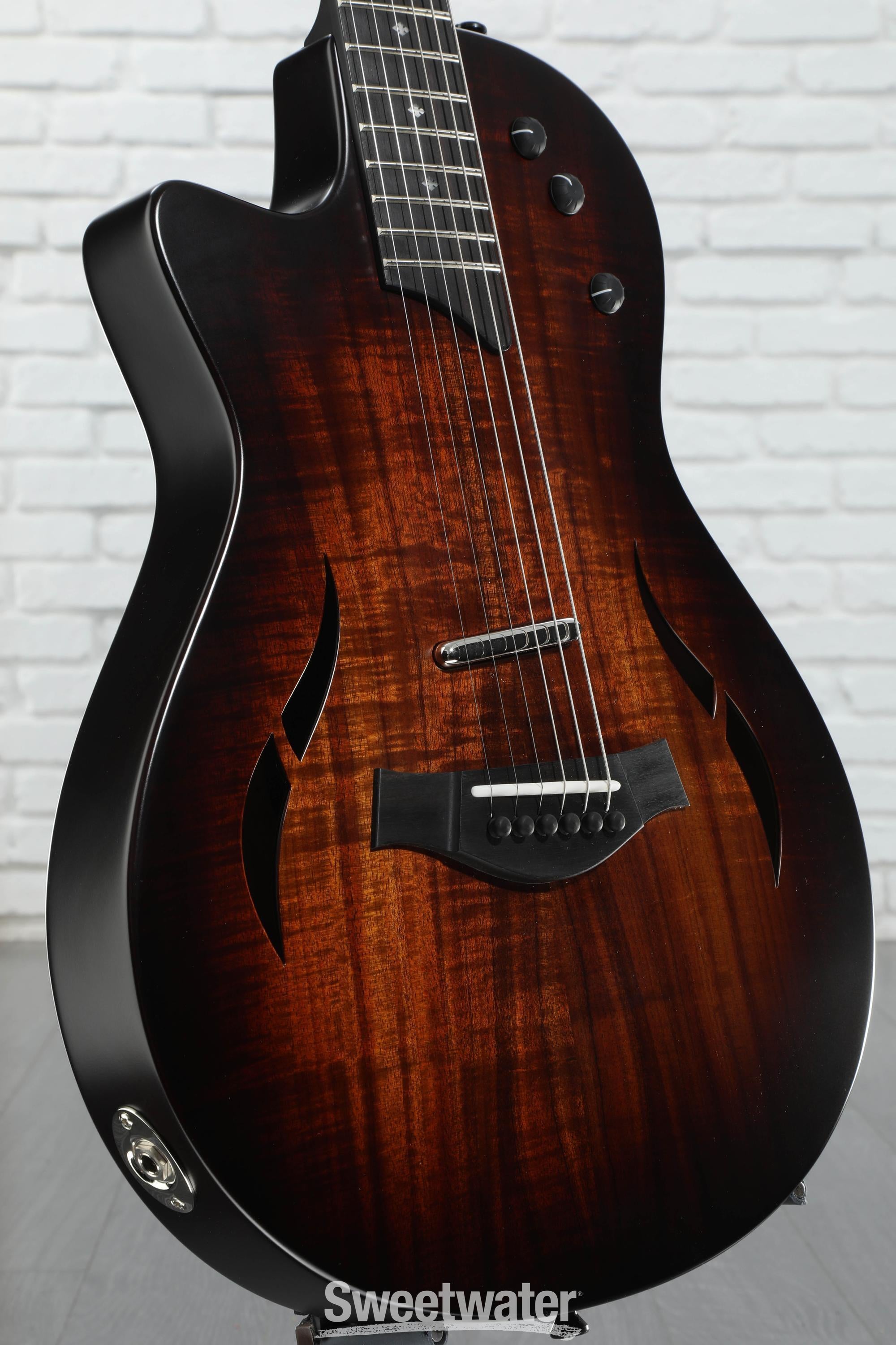 Taylor T5z Classic Koa Left-handed Hollowbody Acoustic-electric Guitar - Shaded Edgeburst