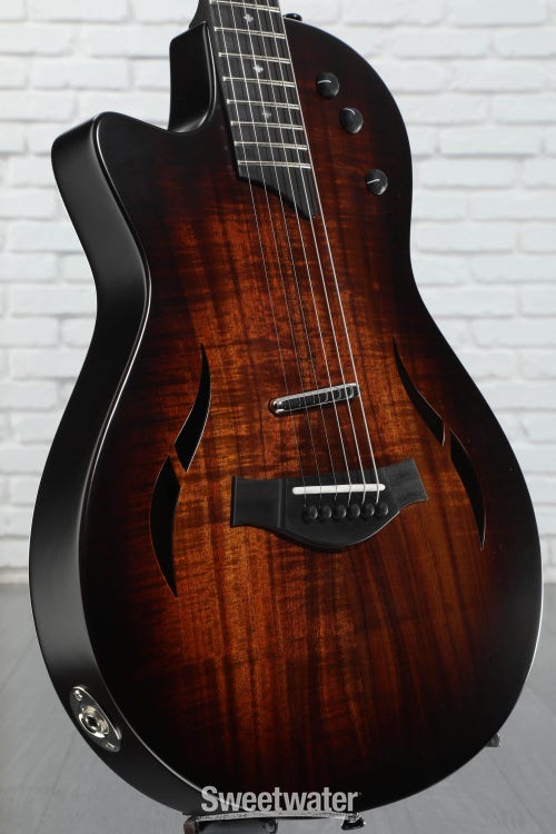 Taylor T5z Classic Koa Left-handed Hollowbody Acoustic-electric Guitar - Shaded Edgeburst