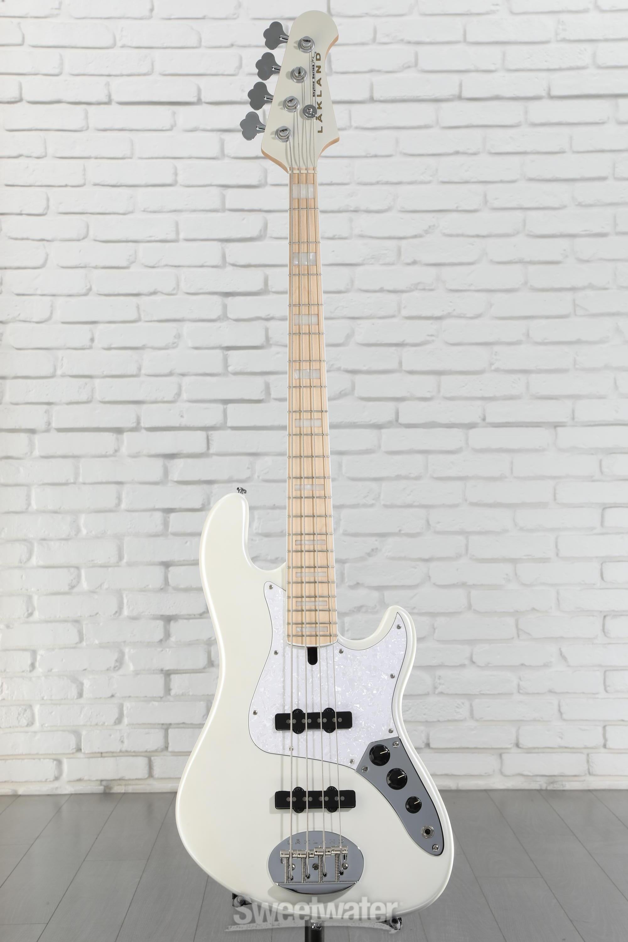 Lakland Skyline Darryl Jones DJ-4 Bass Guitar - White Pearl